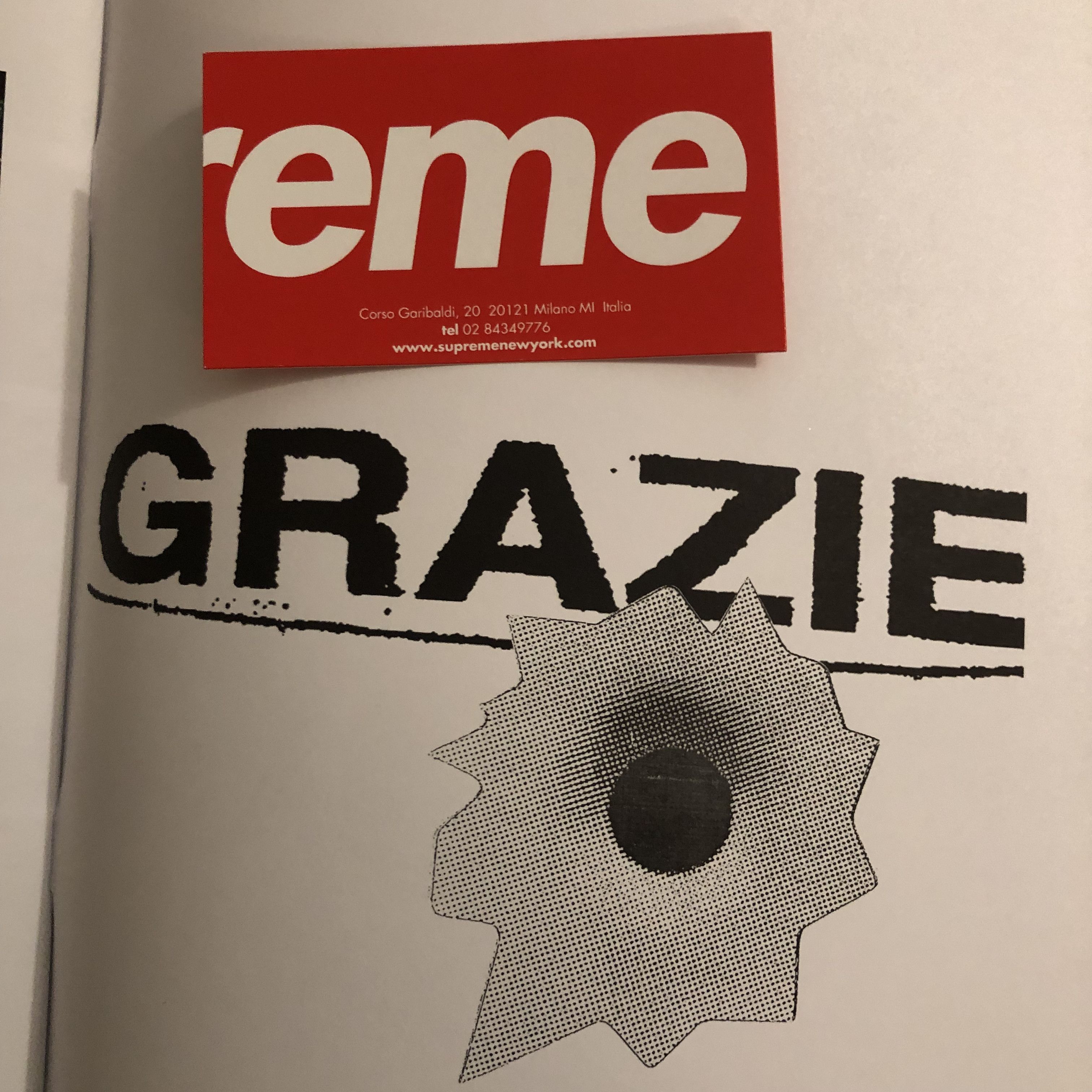 Supreme Supreme Milan Opening Store Magazine Book 2021 Size ONE SIZE - 6 Thumbnail
