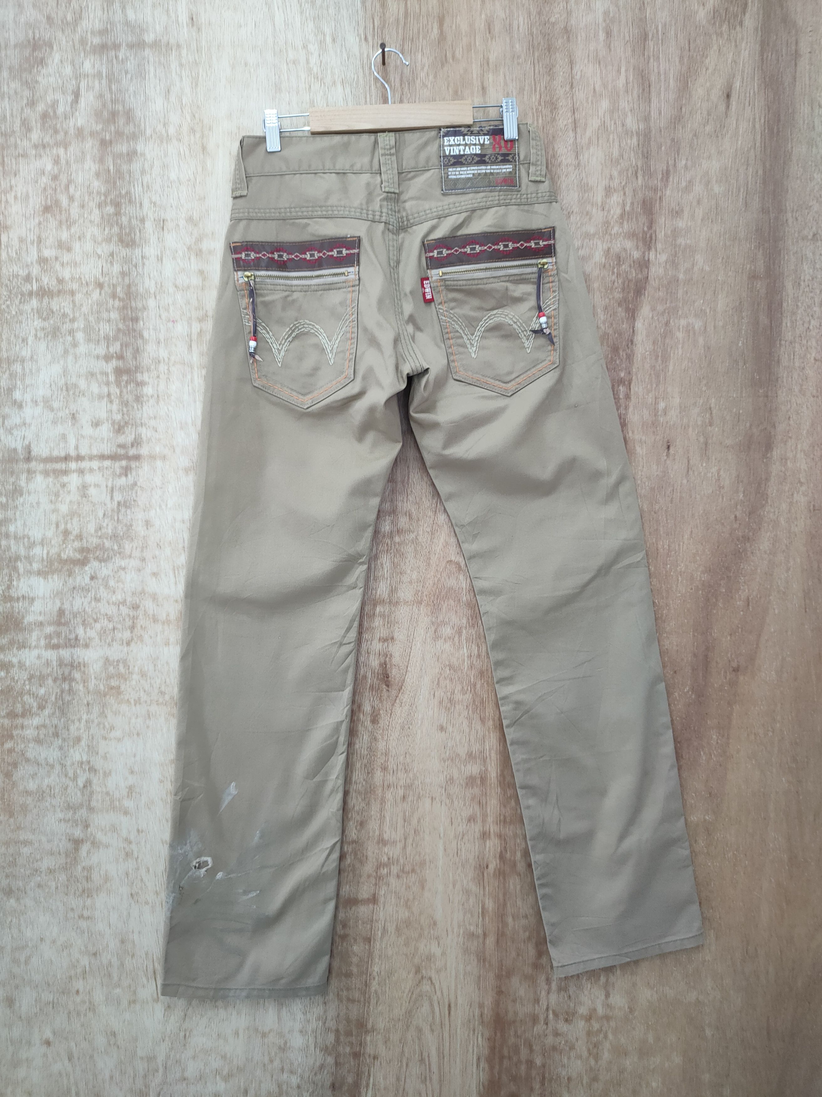 image of Edwin Exclusive Vintage Streetwear Cargo Pants 46-243 in Brown, Men's (Size 28)
