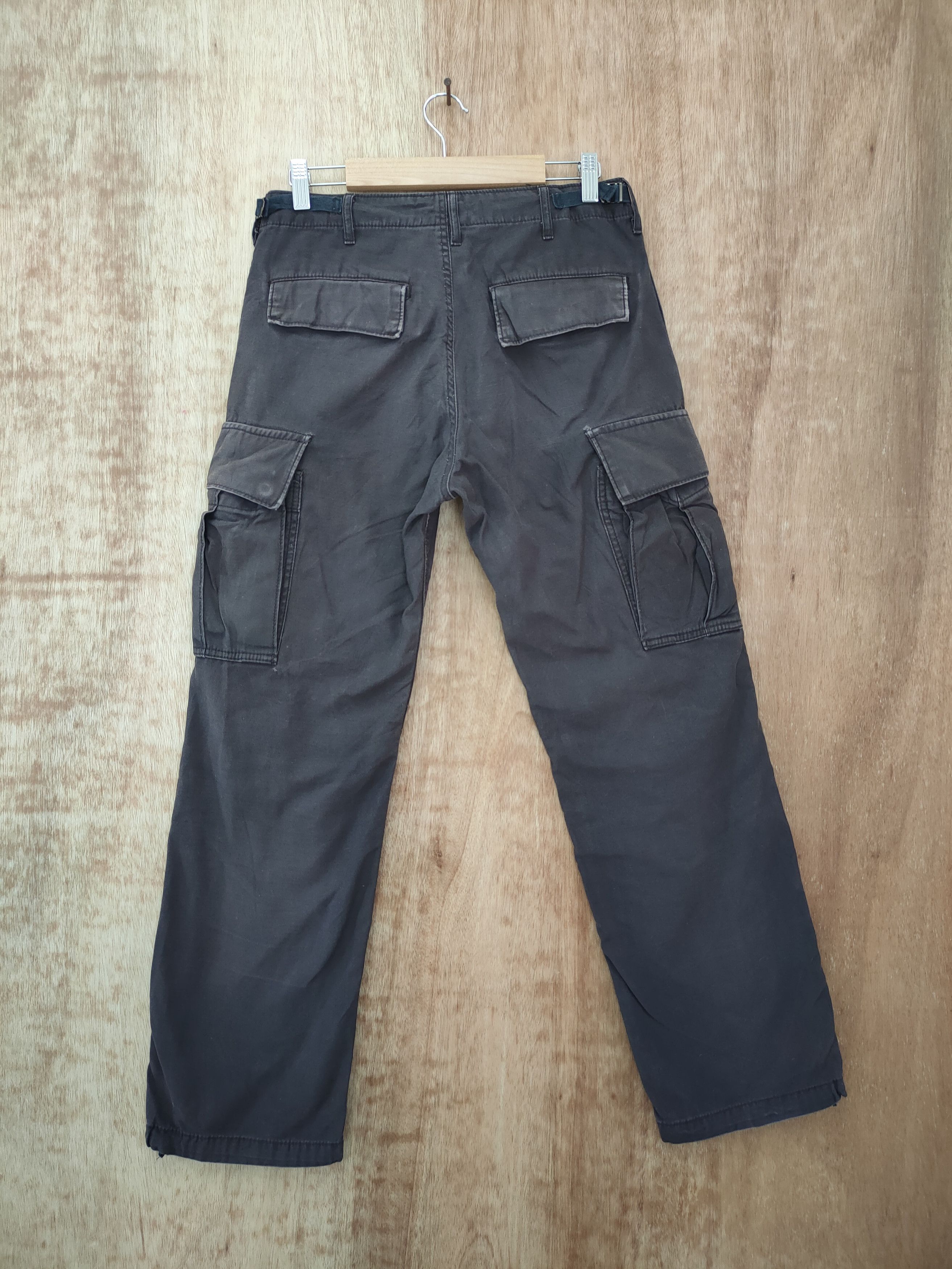 Japanese Brand DL Green label relaxing faded purple cargo pants #sp46-252T Size US 28 / EU 44 - 7 Thumbnail
