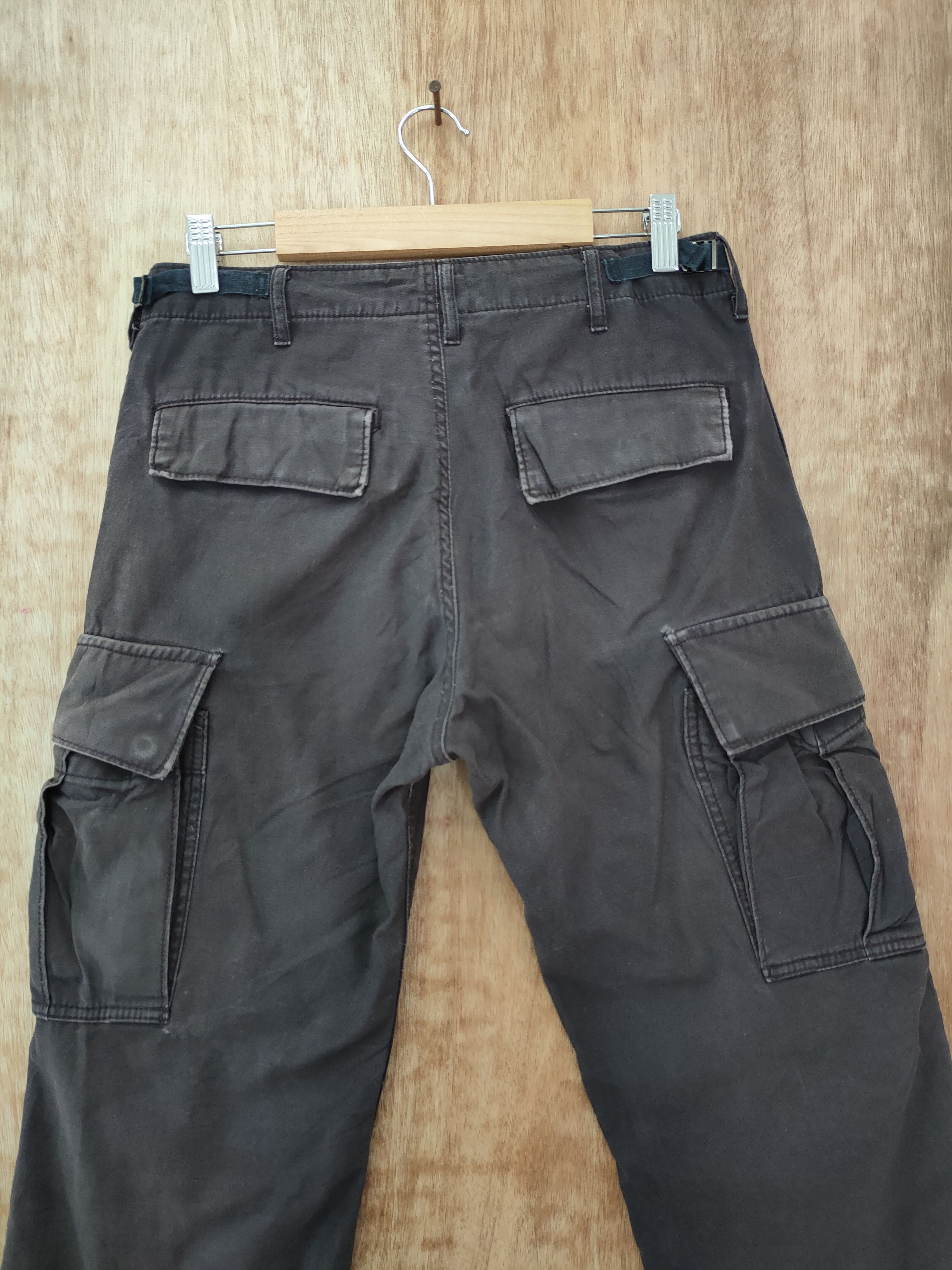 Japanese Brand DL Green label relaxing faded purple cargo pants #sp46-252T Size US 28 / EU 44 - 9 Thumbnail