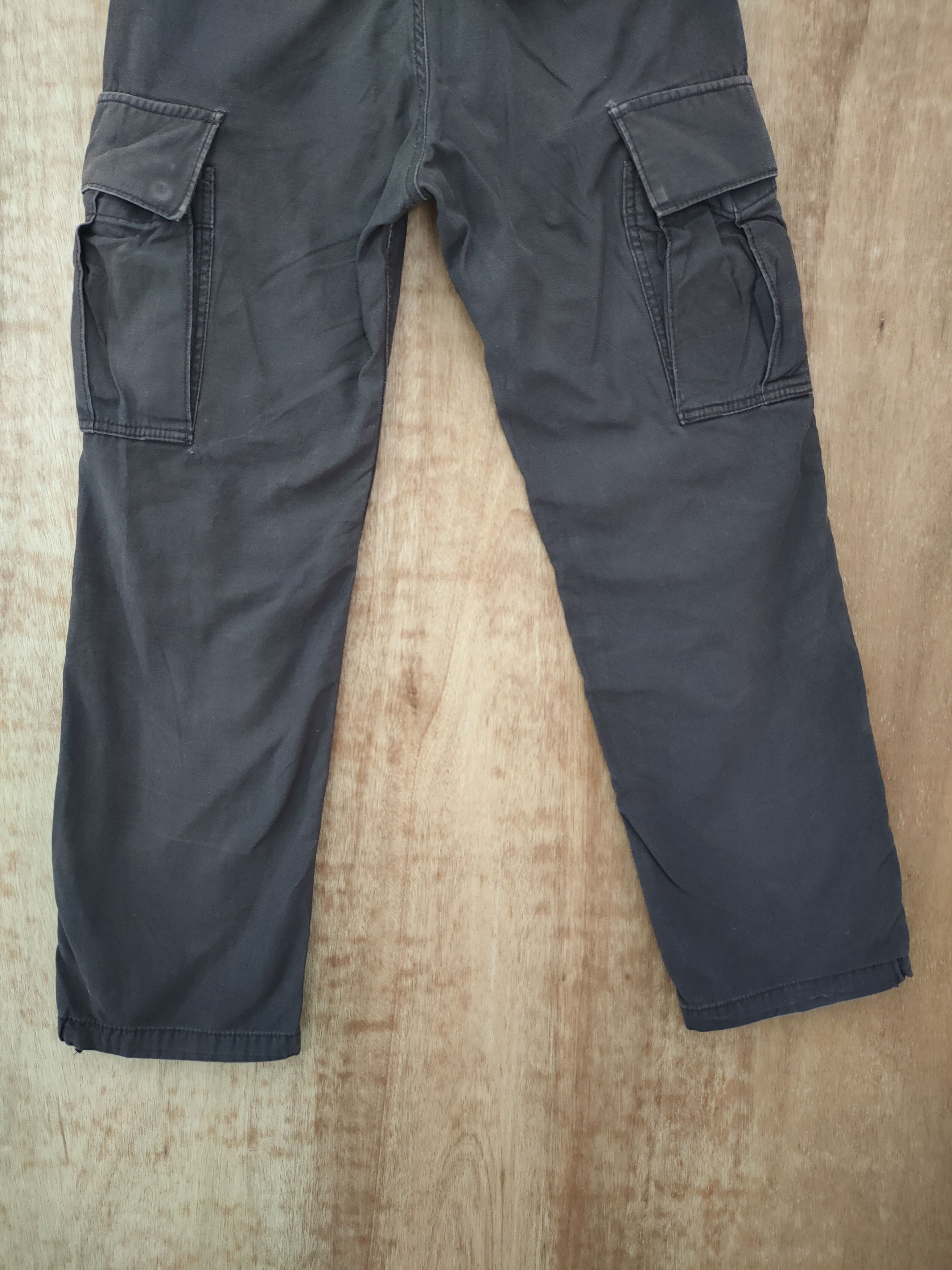 Japanese Brand DL Green label relaxing faded purple cargo pants #sp46-252T Size US 28 / EU 44 - 8 Thumbnail