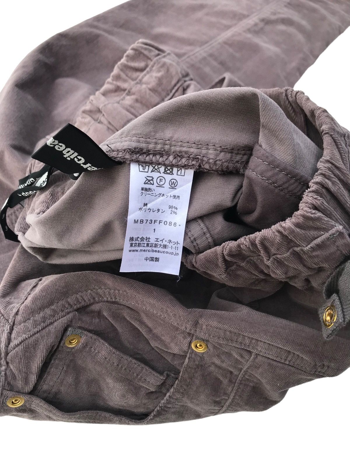 mercibeaucoup Issey Miyake Mercibeaucoup Japan Corduroy Pants Size US 32 / EU 48 - 12 Thumbnail