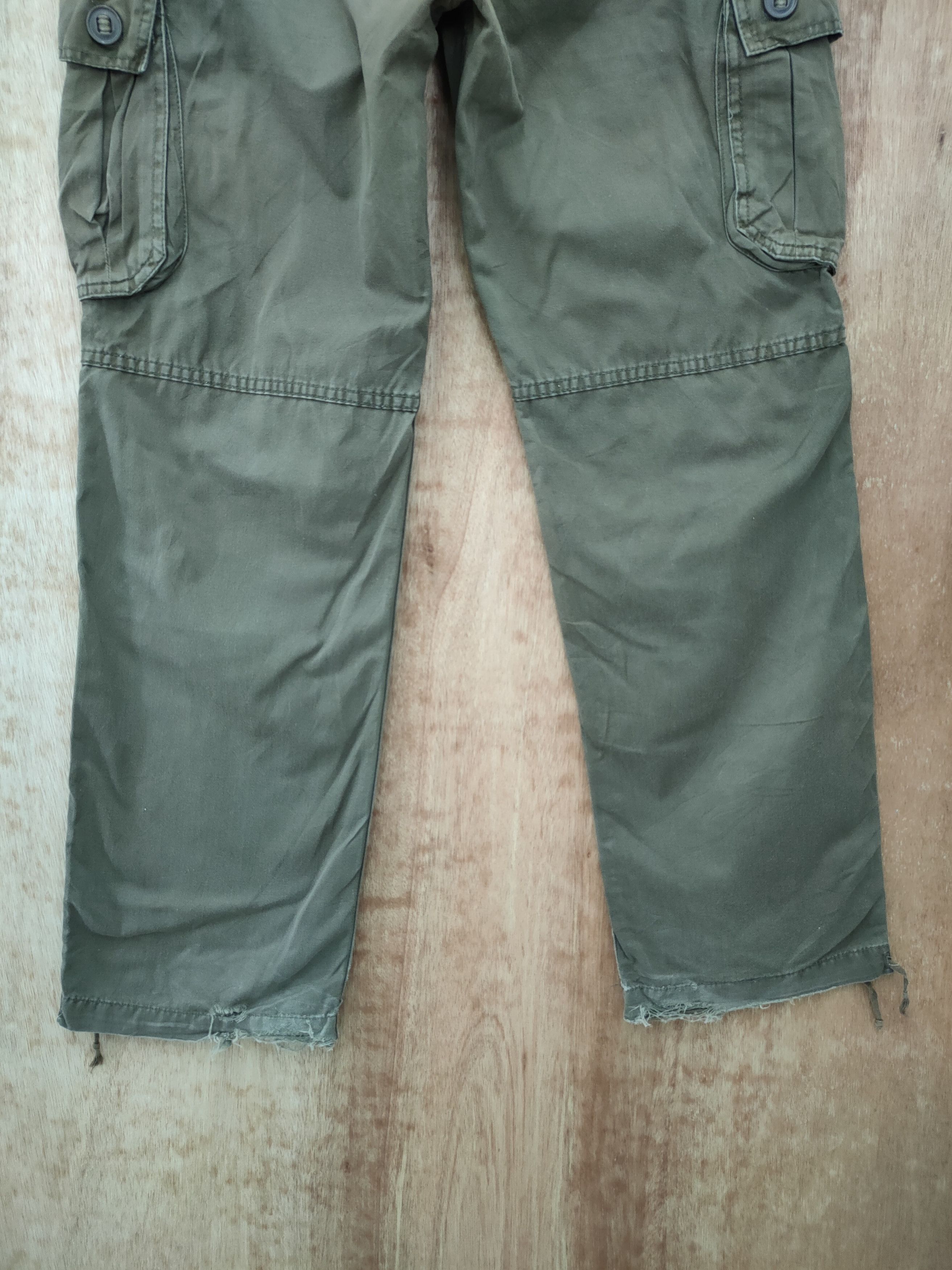 Japanese Brand DLL Back Number faded brown utility cargo pants #46-235T Size US 32 / EU 48 - 9 Thumbnail