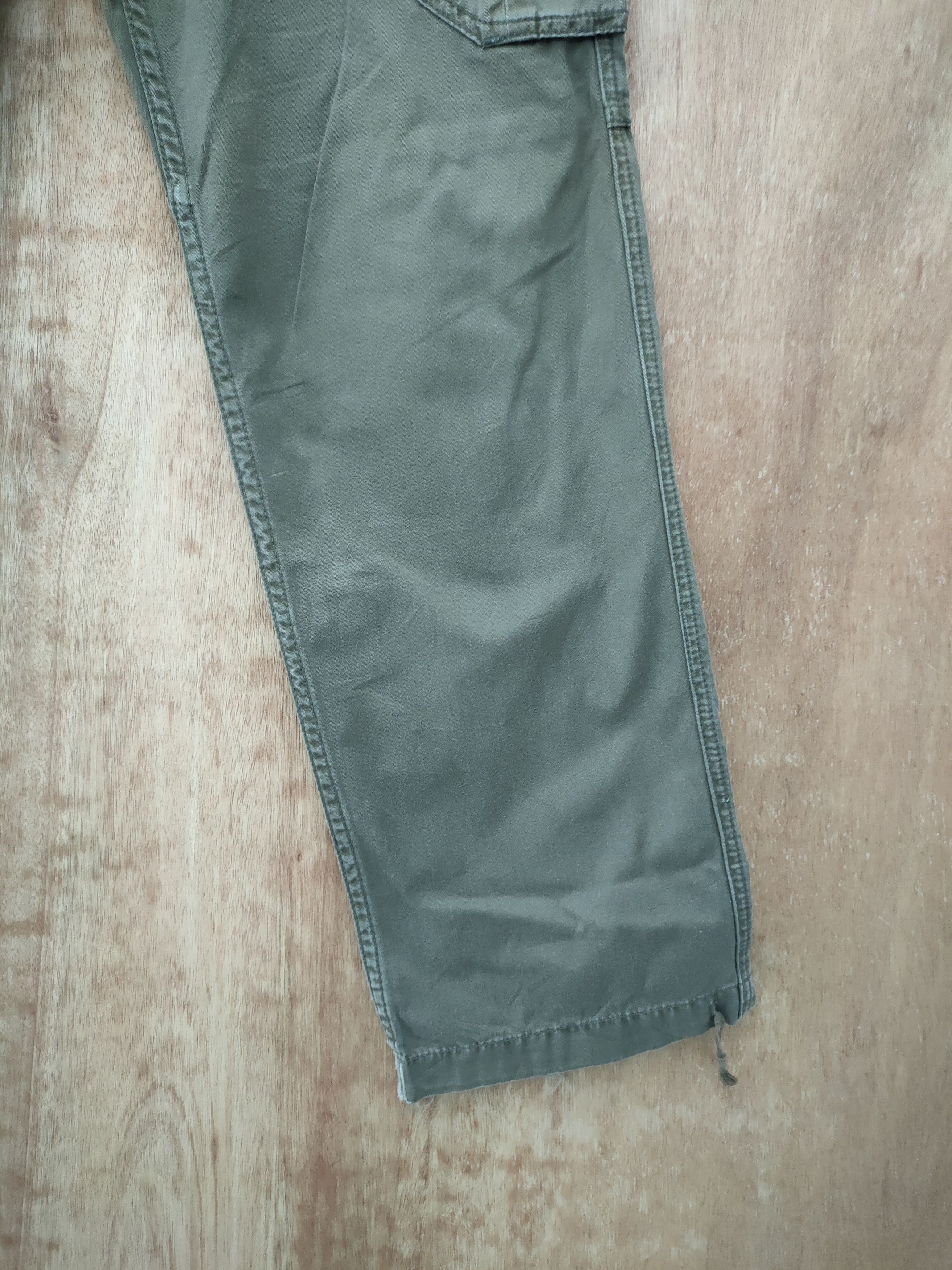 Japanese Brand DLL Back Number faded brown utility cargo pants #46-235T Size US 32 / EU 48 - 2 Thumbnail