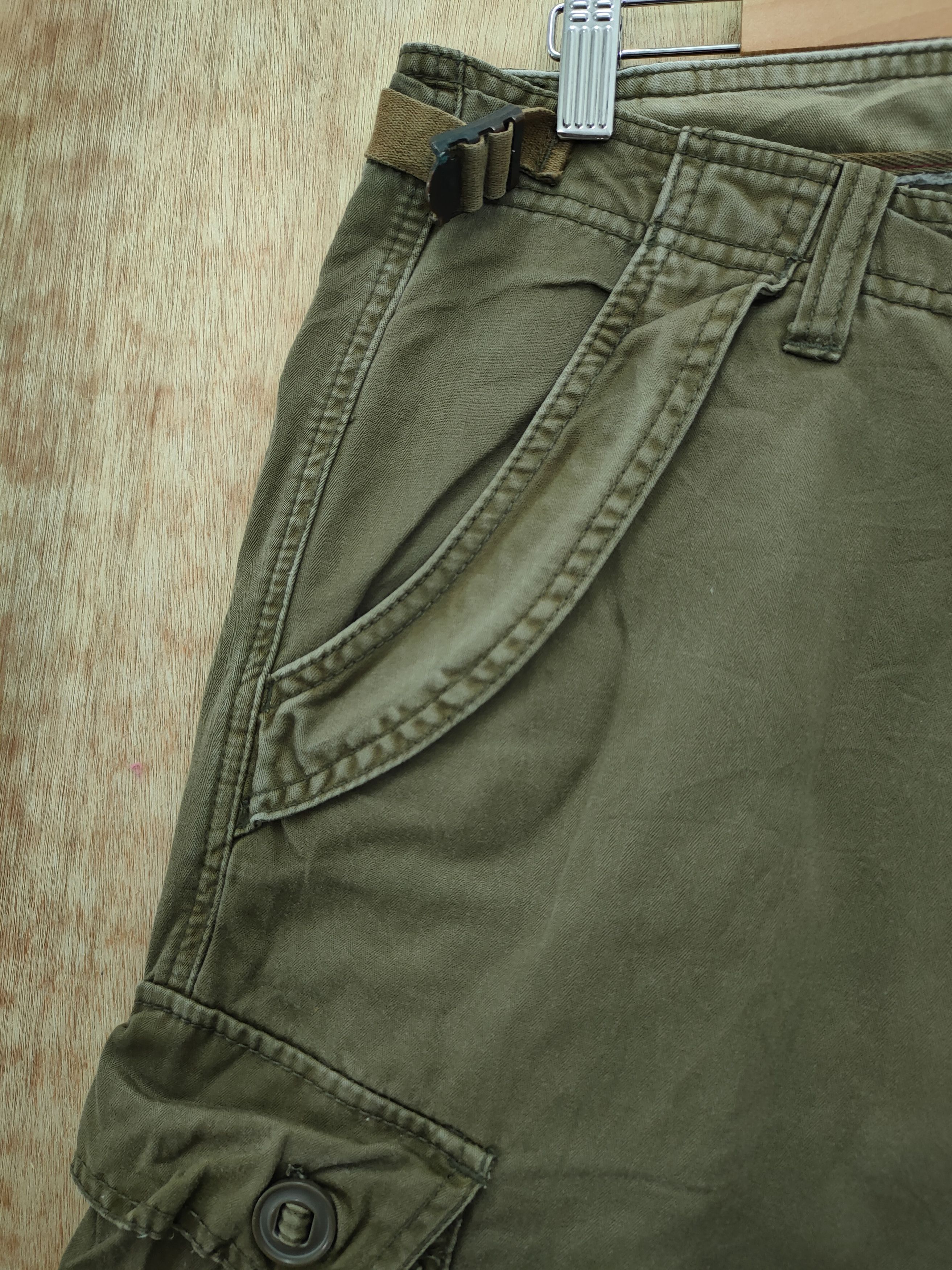 Japanese Brand DLL Back Number faded brown utility cargo pants #46-235T Size US 32 / EU 48 - 7 Thumbnail
