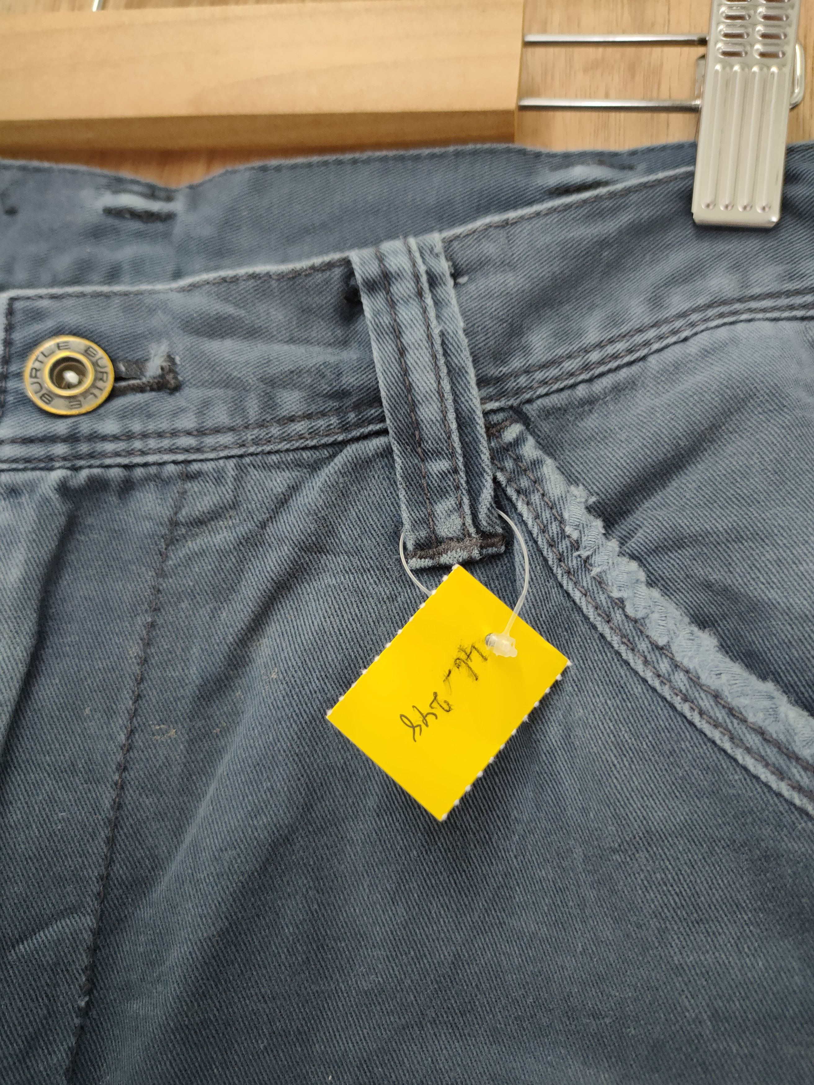 Japanese Brand DL Burtle distressed thrased worn rare cargo pants #46-248T Size US 31 - 6 Thumbnail