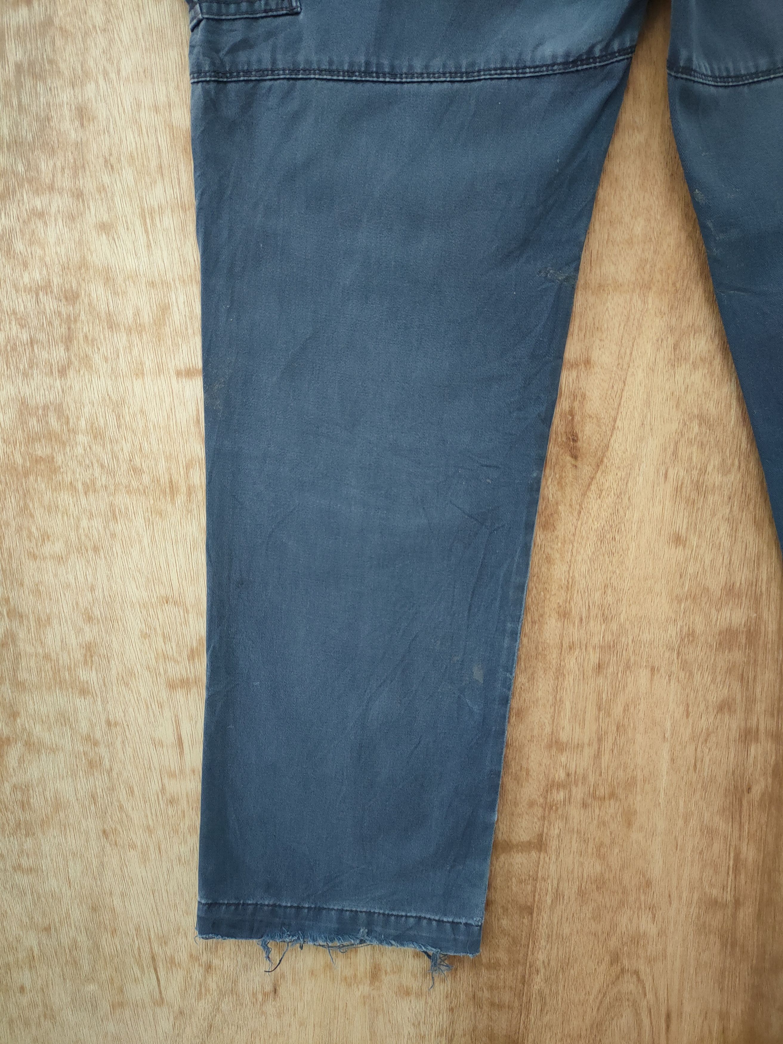 Japanese Brand DL Burtle distressed thrased worn rare cargo pants #46-248T Size US 31 - 10 Thumbnail