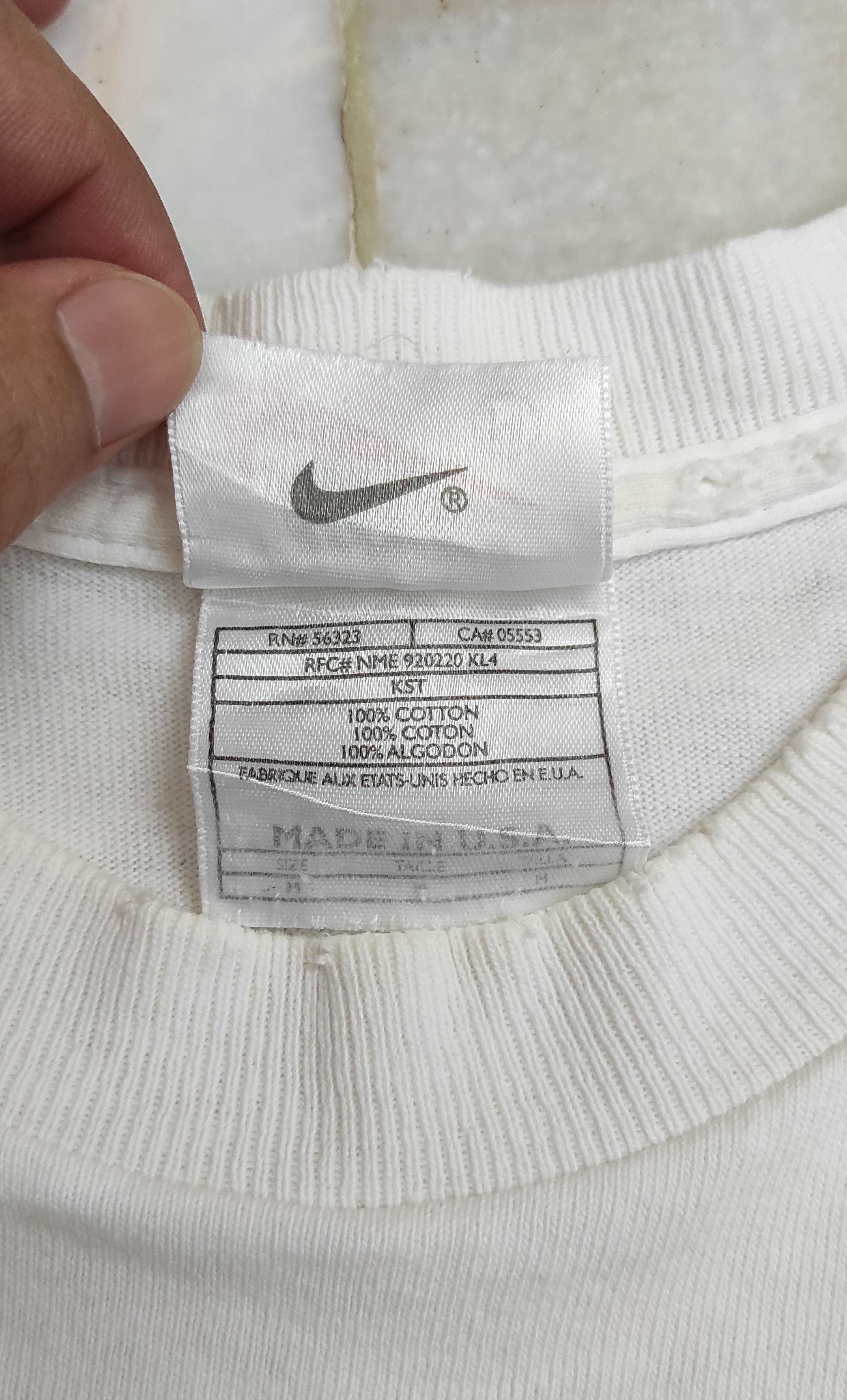 Nike Vintage 90's embroidered American flag Box Logo tee Size US M / EU 48-50 / 2 - 4 Thumbnail