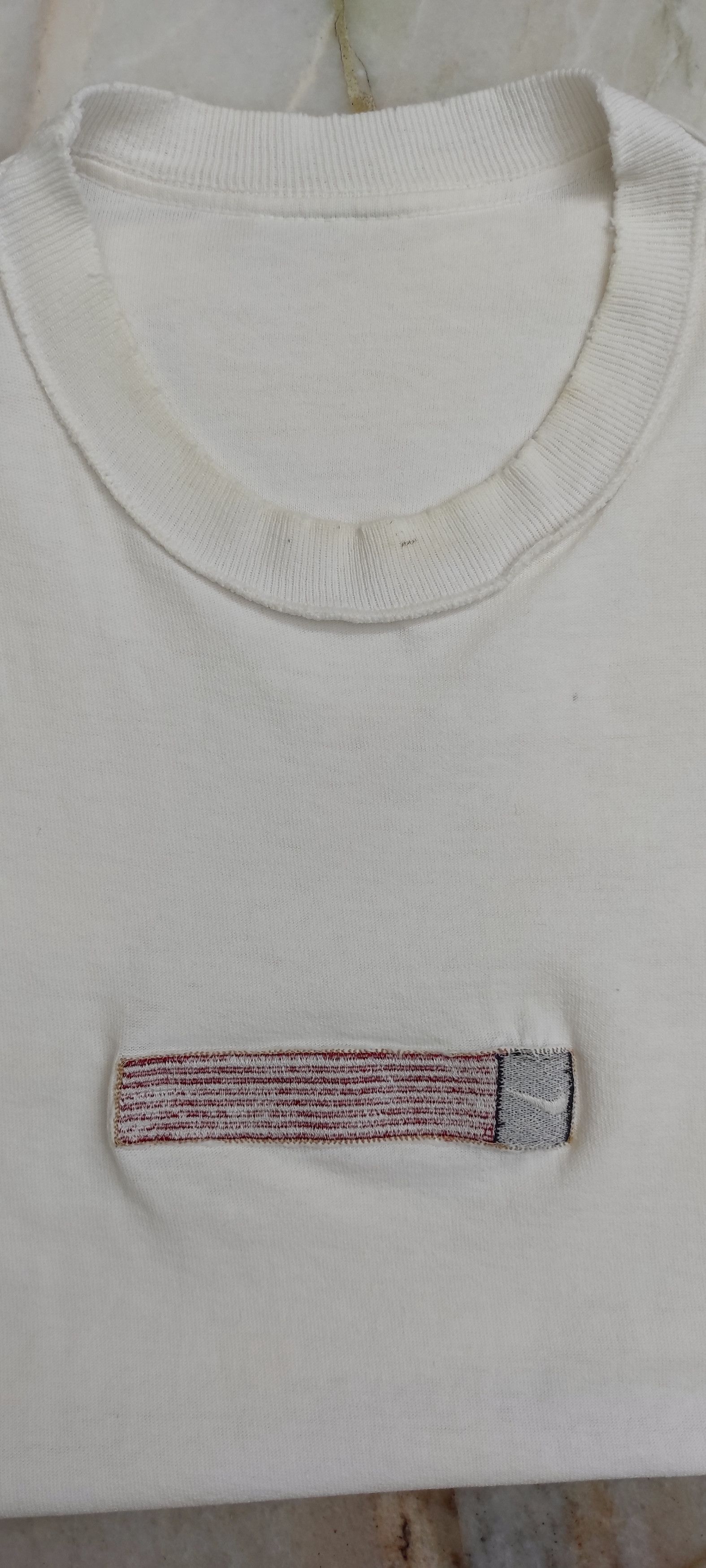Nike Vintage 90's embroidered American flag Box Logo tee Size US M / EU 48-50 / 2 - 7 Thumbnail