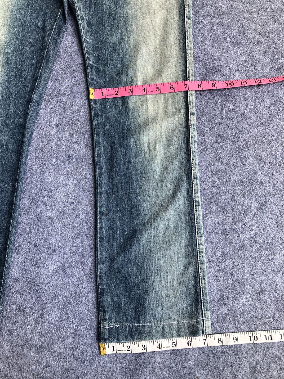 Edwin Last Drop🔥Rare🔥Vintage Edwin Over Work Factory Soft Jeans Size US 30 / EU 46 - 11 Thumbnail