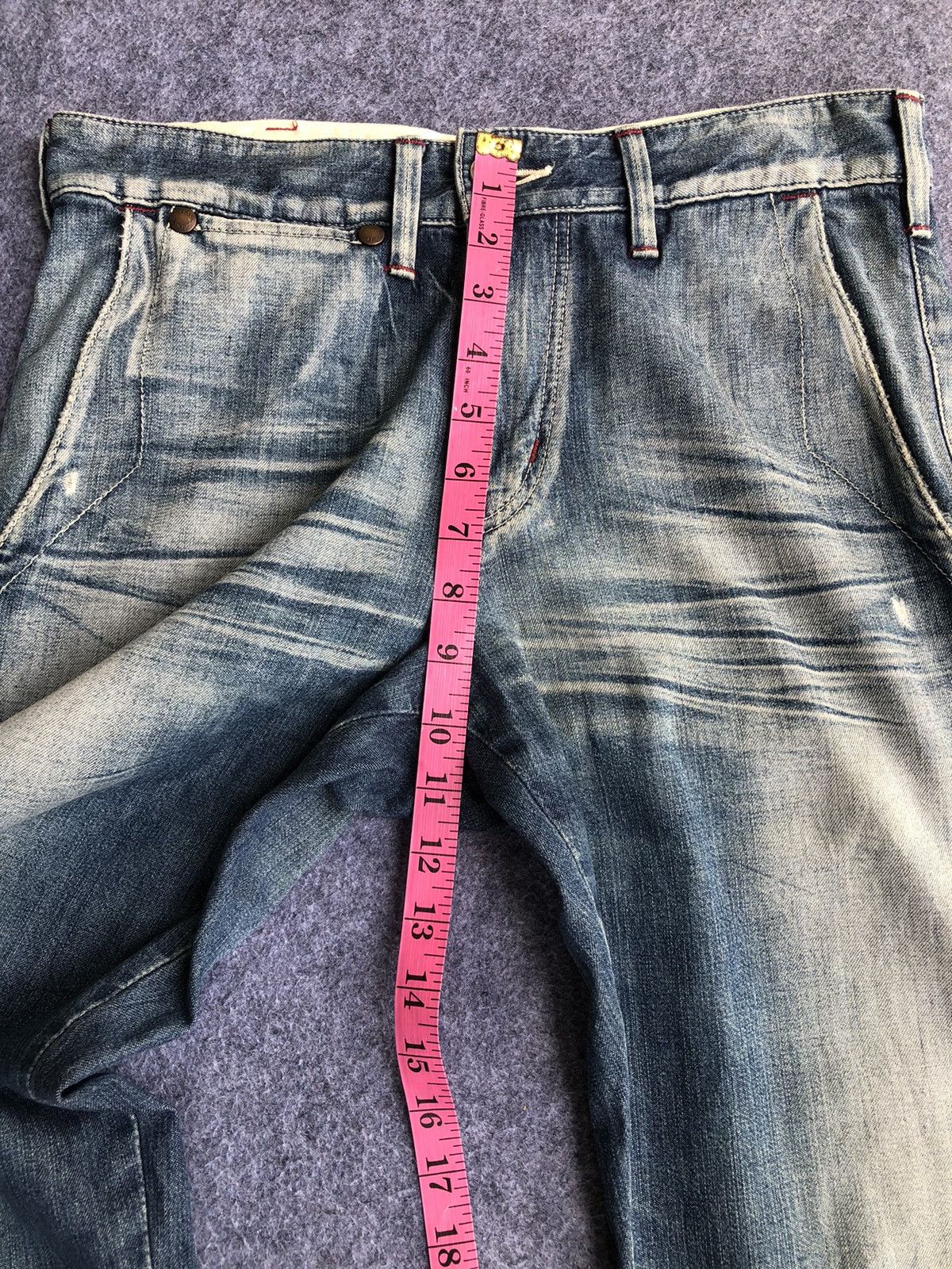 Edwin Last Drop🔥Rare🔥Vintage Edwin Over Work Factory Soft Jeans Size US 30 / EU 46 - 13 Thumbnail