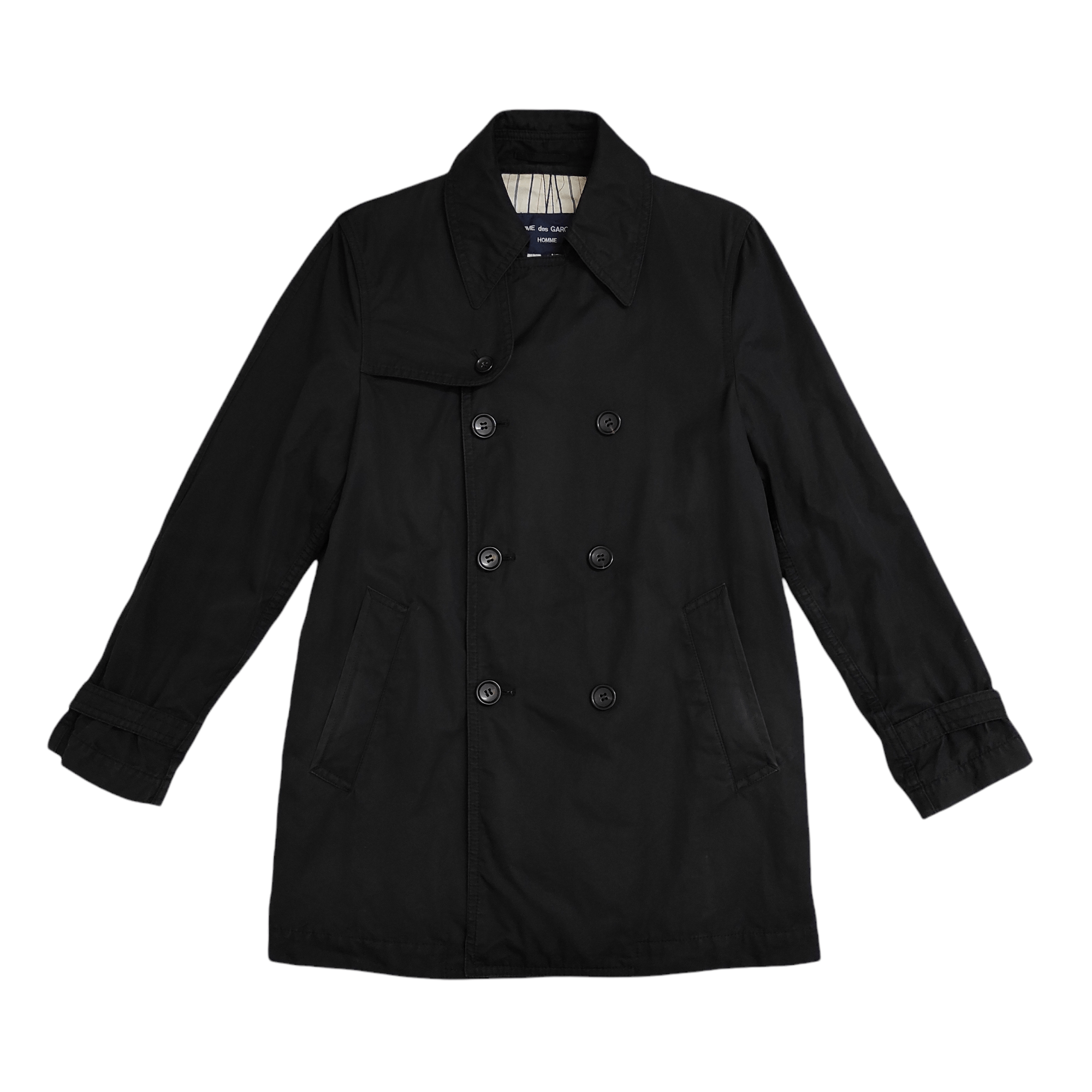 Comme des Garcons × Comme des Garcons Homme × Comme des Garcons Homme Plus Archive COMME DES GARCONS HOMME AD2007 TRENCH COAT JACKET Size US XS / EU 42 / 0 - 9 Thumbnail