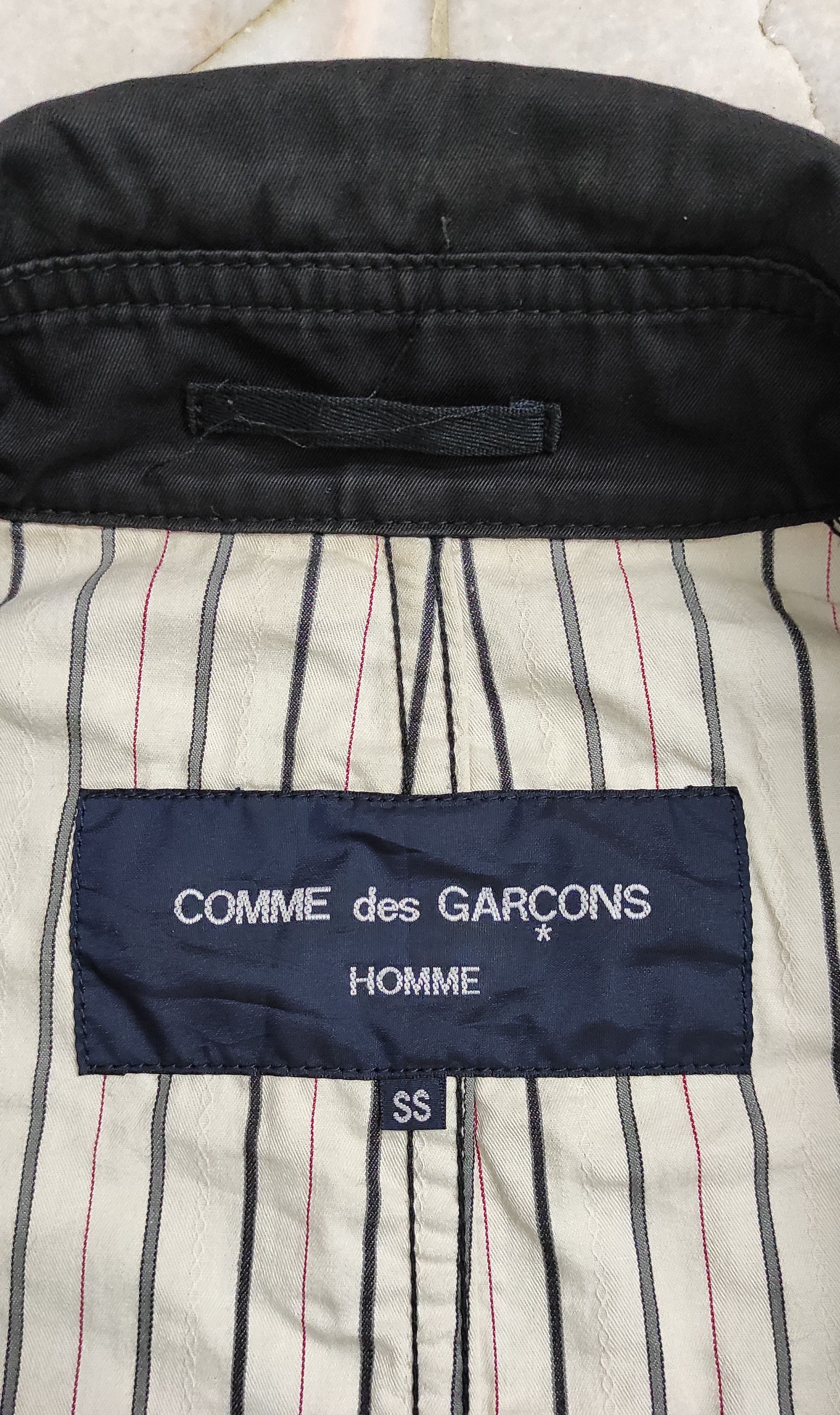 Comme des Garcons × Comme des Garcons Homme × Comme des Garcons Homme Plus Archive COMME DES GARCONS HOMME AD2007 TRENCH COAT JACKET Size US XS / EU 42 / 0 - 5 Thumbnail
