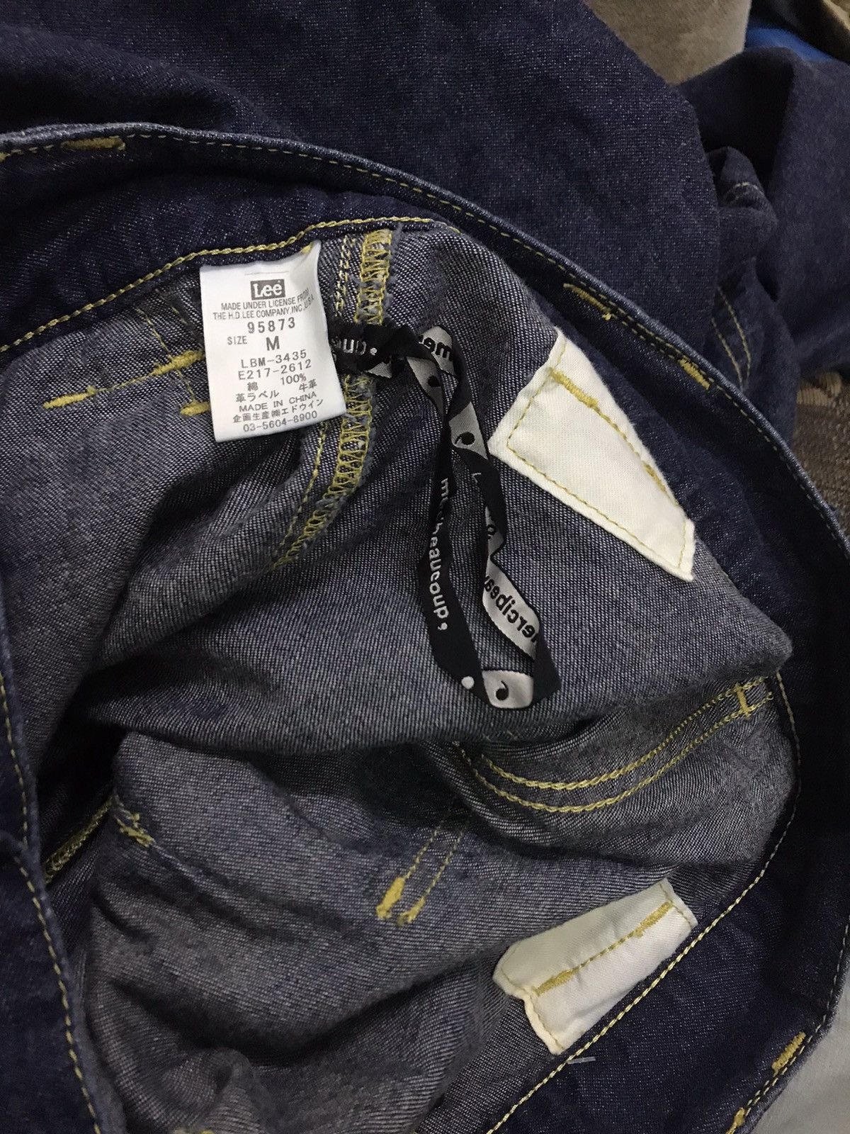 Lee Rare Mercibeaucoup Miyake Collab Lee Drop Crotch Light Denim Size US 32 / EU 48 - 8 Thumbnail