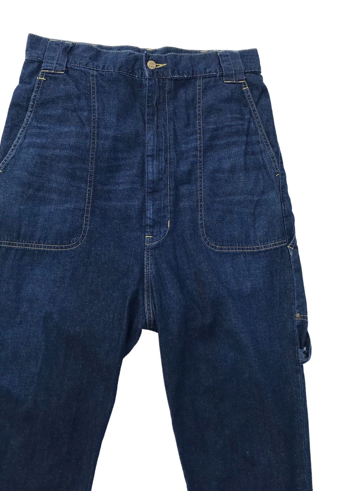 Lee Rare Mercibeaucoup Miyake Collab Lee Drop Crotch Light Denim Size US 32 / EU 48 - 4 Thumbnail