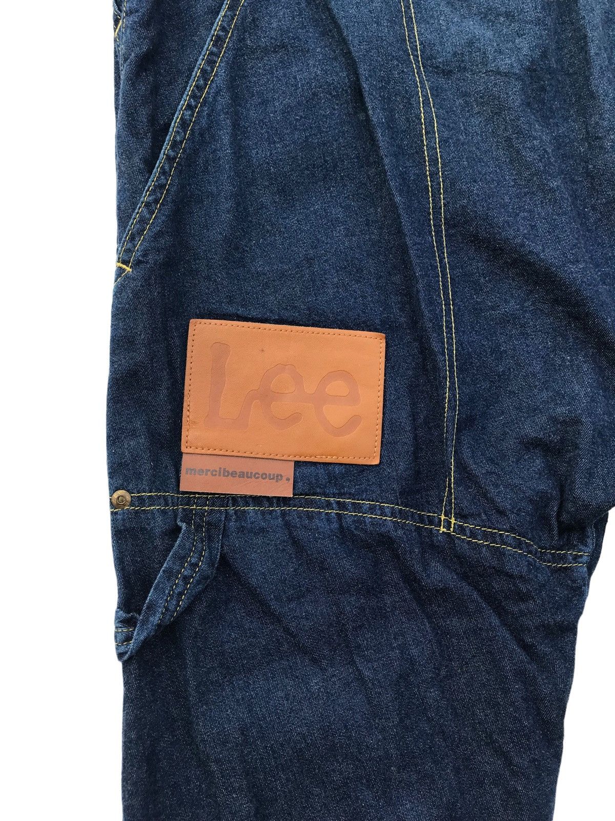 Lee Rare Mercibeaucoup Miyake Collab Lee Drop Crotch Light Denim Size US 32 / EU 48 - 10 Thumbnail