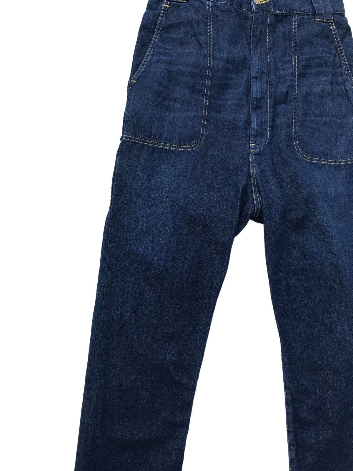 Lee Rare Mercibeaucoup Miyake Collab Lee Drop Crotch Light Denim Size US 32 / EU 48 - 5 Thumbnail
