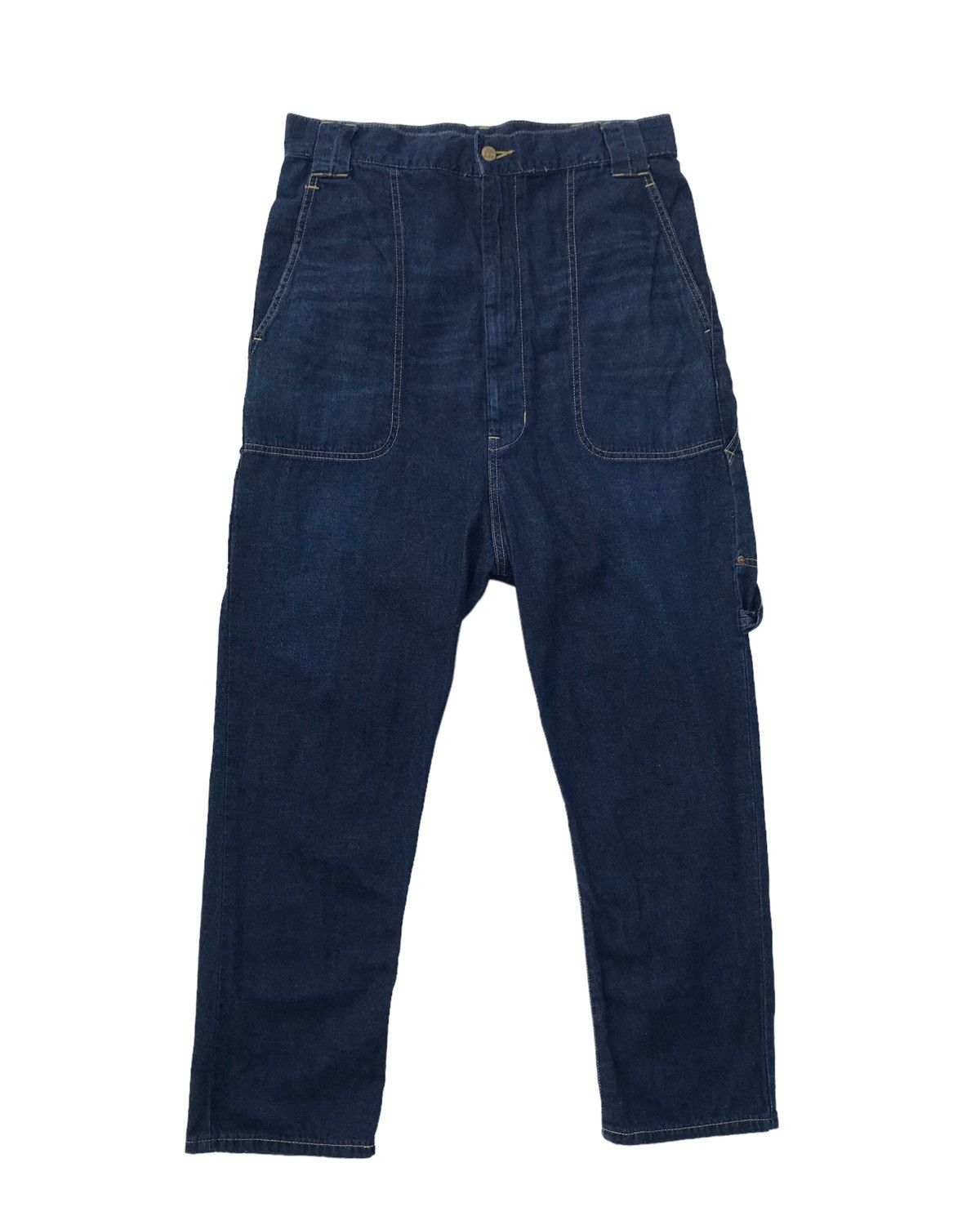 Lee Rare Mercibeaucoup Miyake Collab Lee Drop Crotch Light Denim Size US 32 / EU 48 - 2 Thumbnail