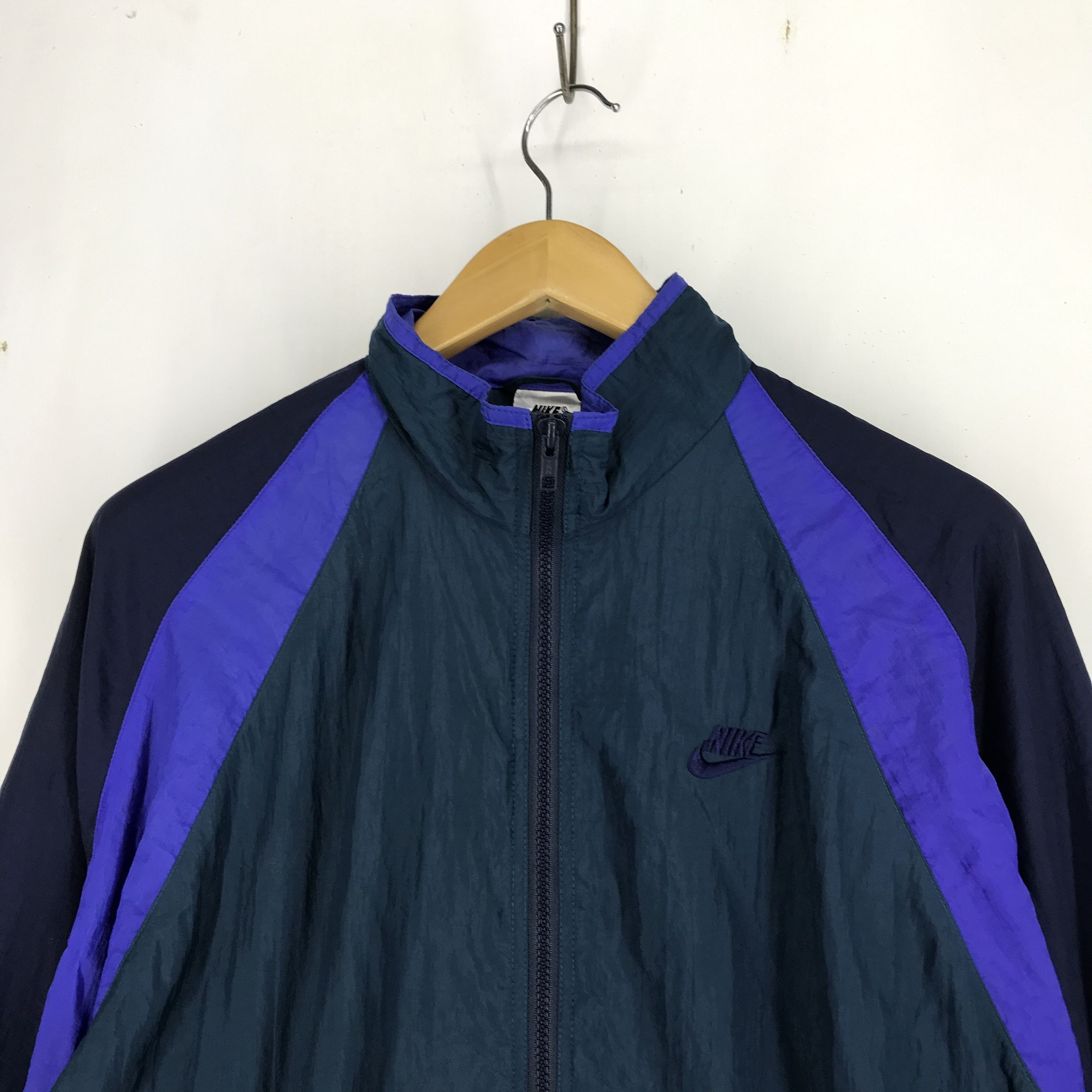 Nike 90s Vintage NIKE SILVER LABEL Nylon Jacket #2353-81 Size US L / EU 52-54 / 3 - 2 Thumbnail