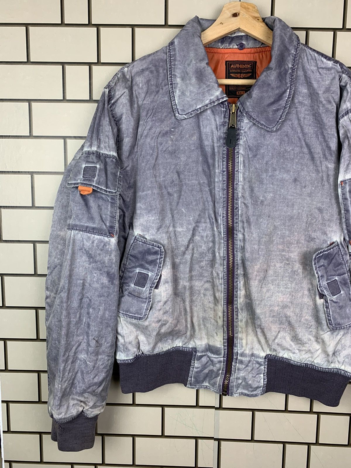 Vintage Vintage Japanese Brand Authentic BE Bomber Jacket Size US L / EU 52-54 / 3 - 3 Thumbnail