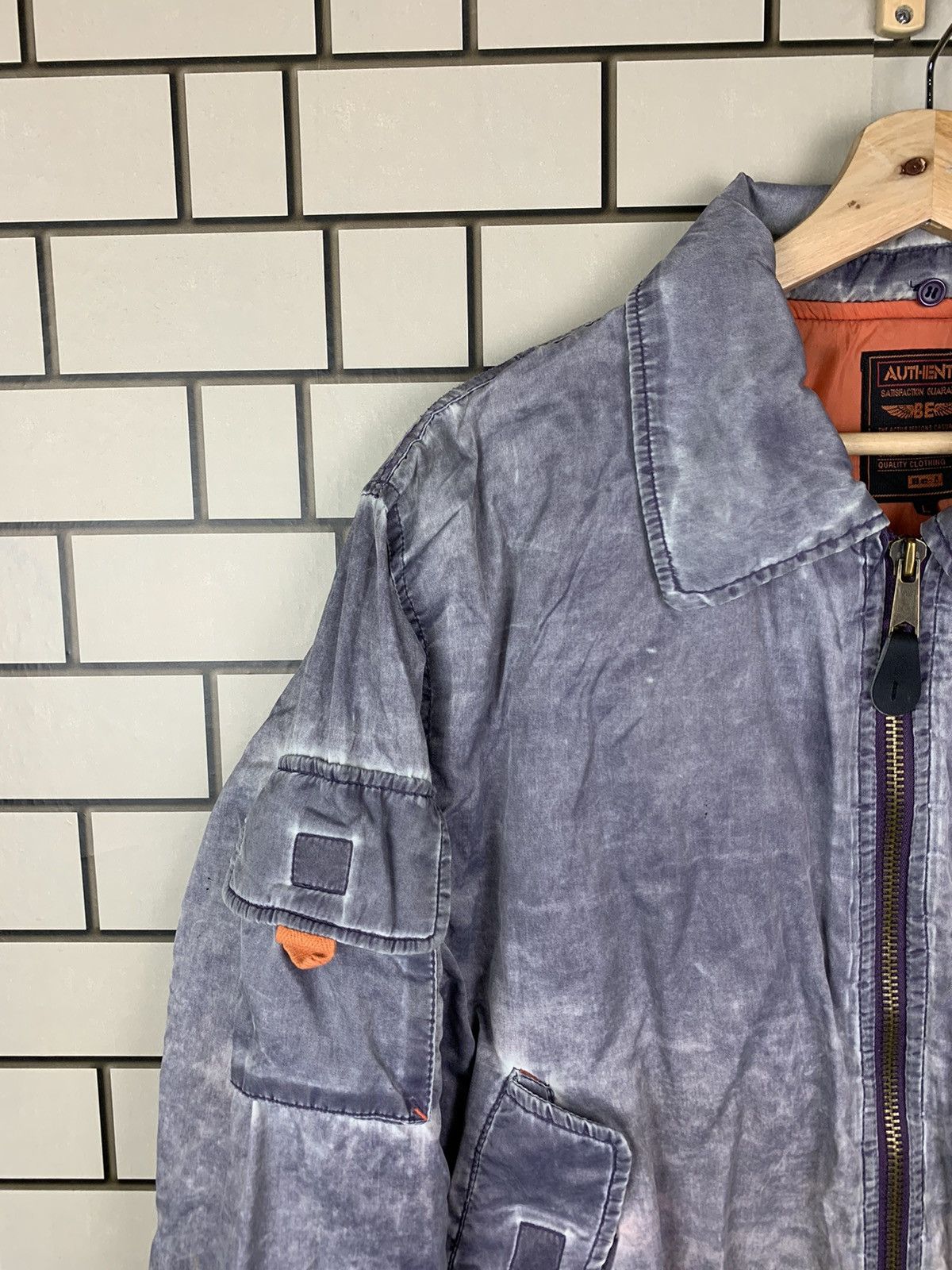 Vintage Vintage Japanese Brand Authentic BE Bomber Jacket Size US L / EU 52-54 / 3 - 6 Thumbnail