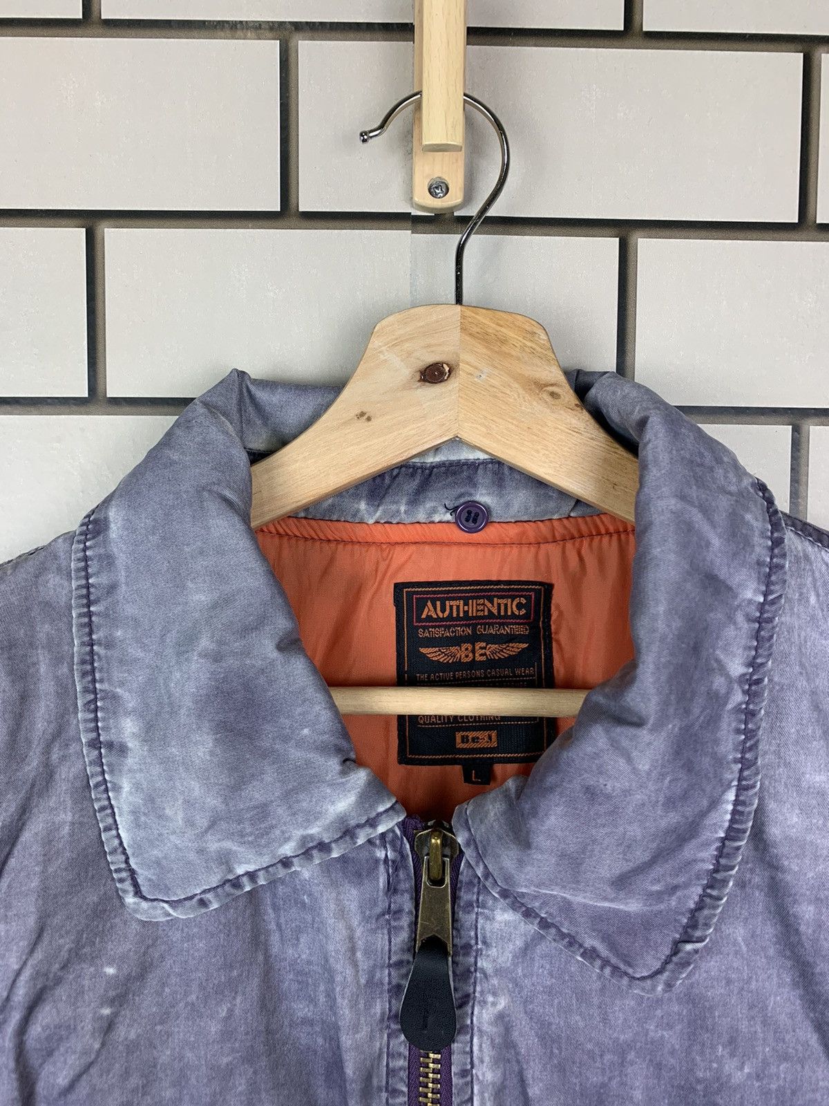 Vintage Vintage Japanese Brand Authentic BE Bomber Jacket Size US L / EU 52-54 / 3 - 8 Thumbnail