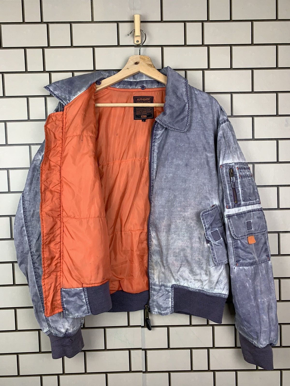 Vintage Vintage Japanese Brand Authentic BE Bomber Jacket Size US L / EU 52-54 / 3 - 16 Thumbnail