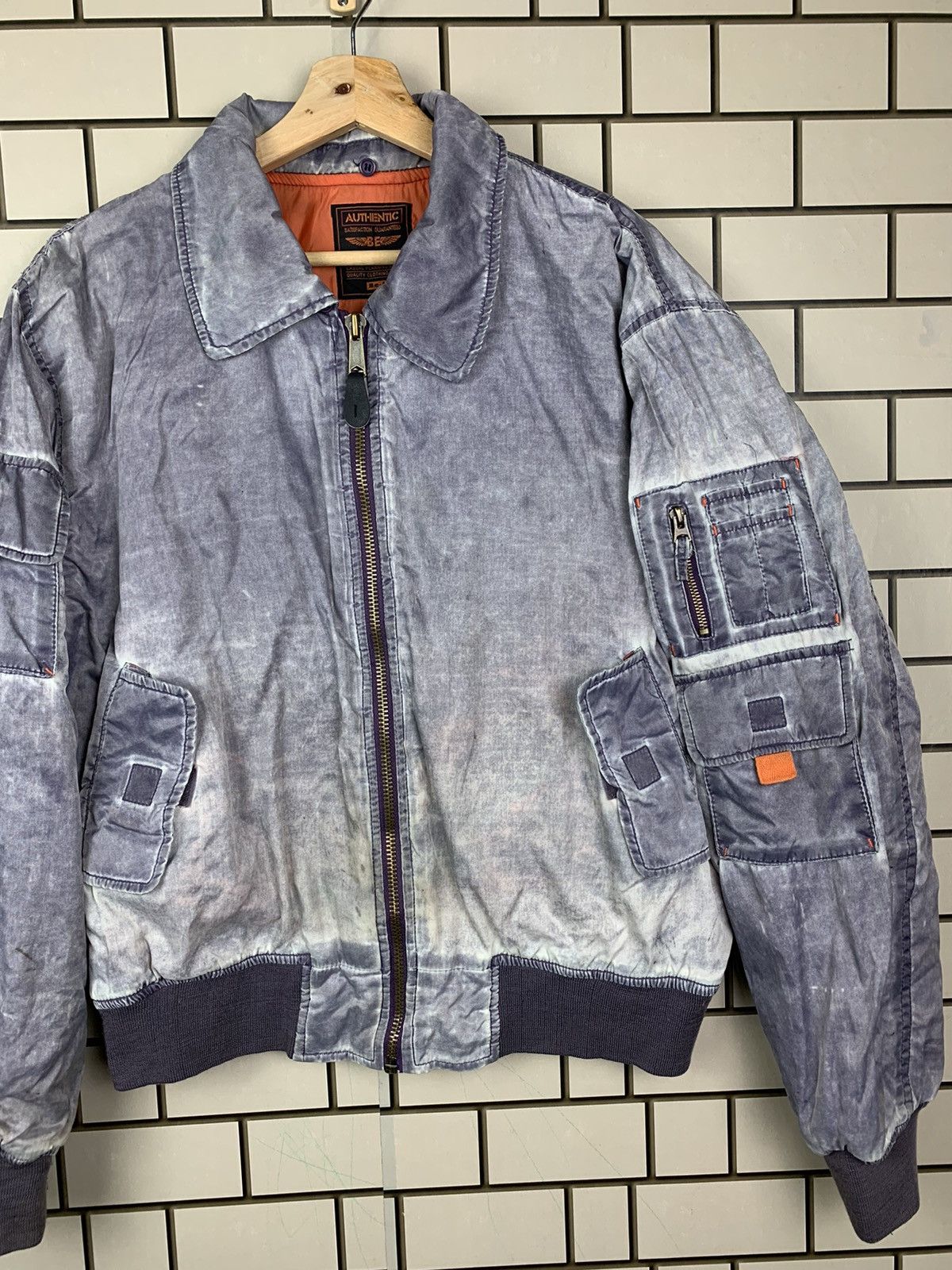 Vintage Vintage Japanese Brand Authentic BE Bomber Jacket Size US L / EU 52-54 / 3 - 4 Thumbnail
