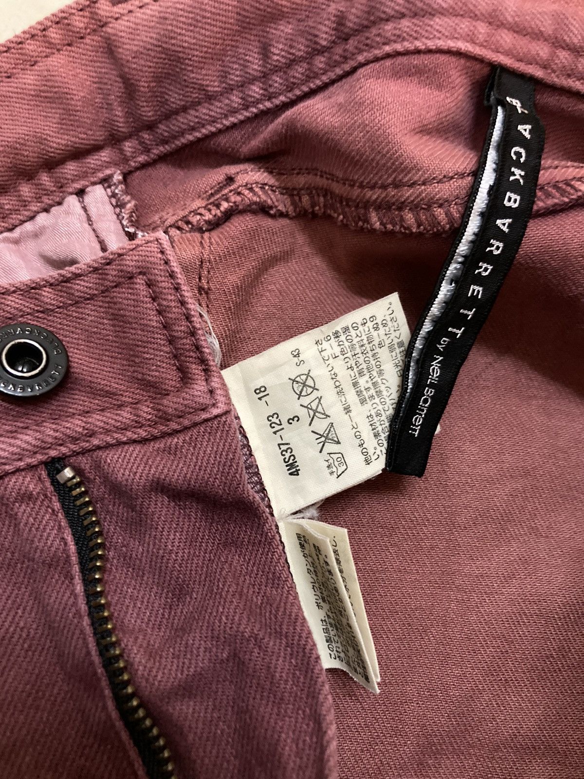 Neil Barrett NEIL BARRETT - SLIM FIT MID WASHED CARPENTER JEANS Size US 32 / EU 48 - 10 Thumbnail