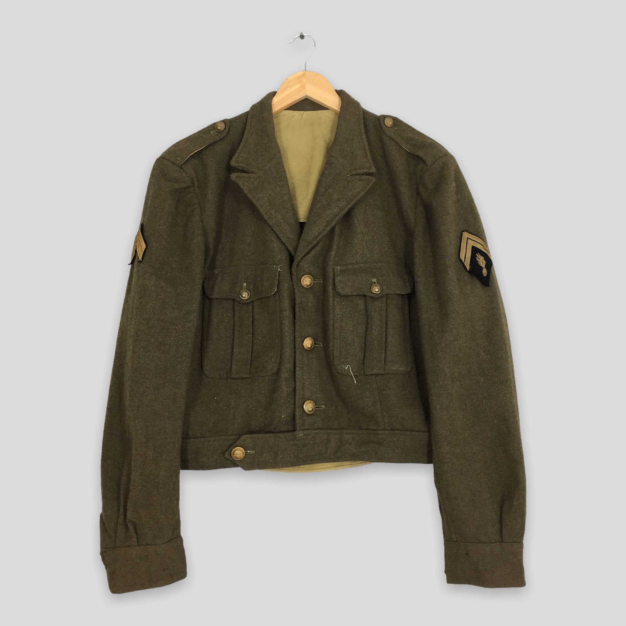 40’s Tailored Military Style Jacket