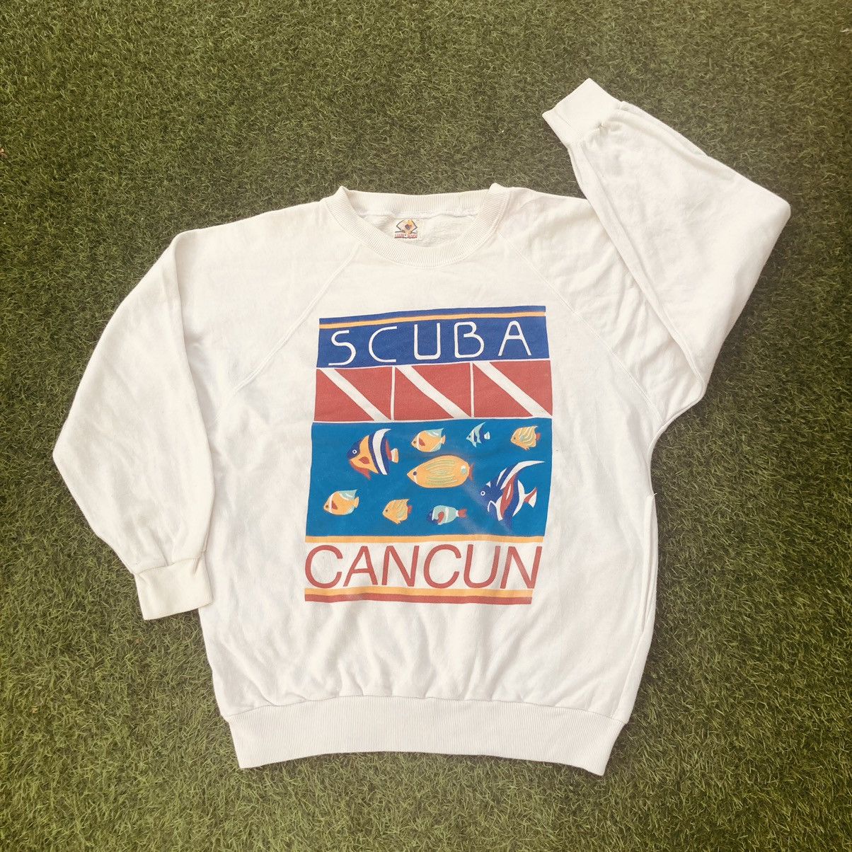 Japanese Brand × Vintage VINTAGE SCUBA CANCUN KANAN BANANA SWEATSHIRT Size US M / EU 48-50 / 2 - 1 Thumbnail