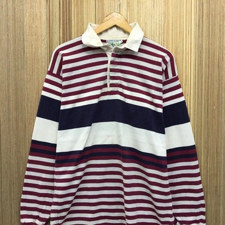 Lands' End × Sports Specialties × Vintage Vintage Land’s End Rugby Polos Shirts Size US M / EU 48-50 / 2 - 4 Thumbnail