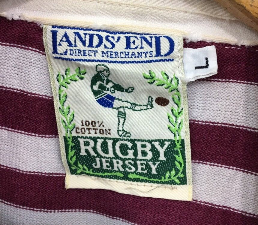 Lands' End × Sports Specialties × Vintage Vintage Land’s End Rugby Polos Shirts Size US M / EU 48-50 / 2 - 8 Thumbnail