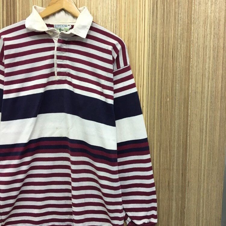 Lands' End × Sports Specialties × Vintage Vintage Land’s End Rugby Polos Shirts Size US M / EU 48-50 / 2 - 5 Thumbnail