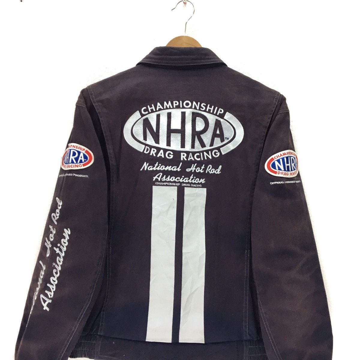 Sports Specialties National Hot Rod Association Drag Team Denime Jacket Size US XS / EU 42 / 0 - 3 Thumbnail
