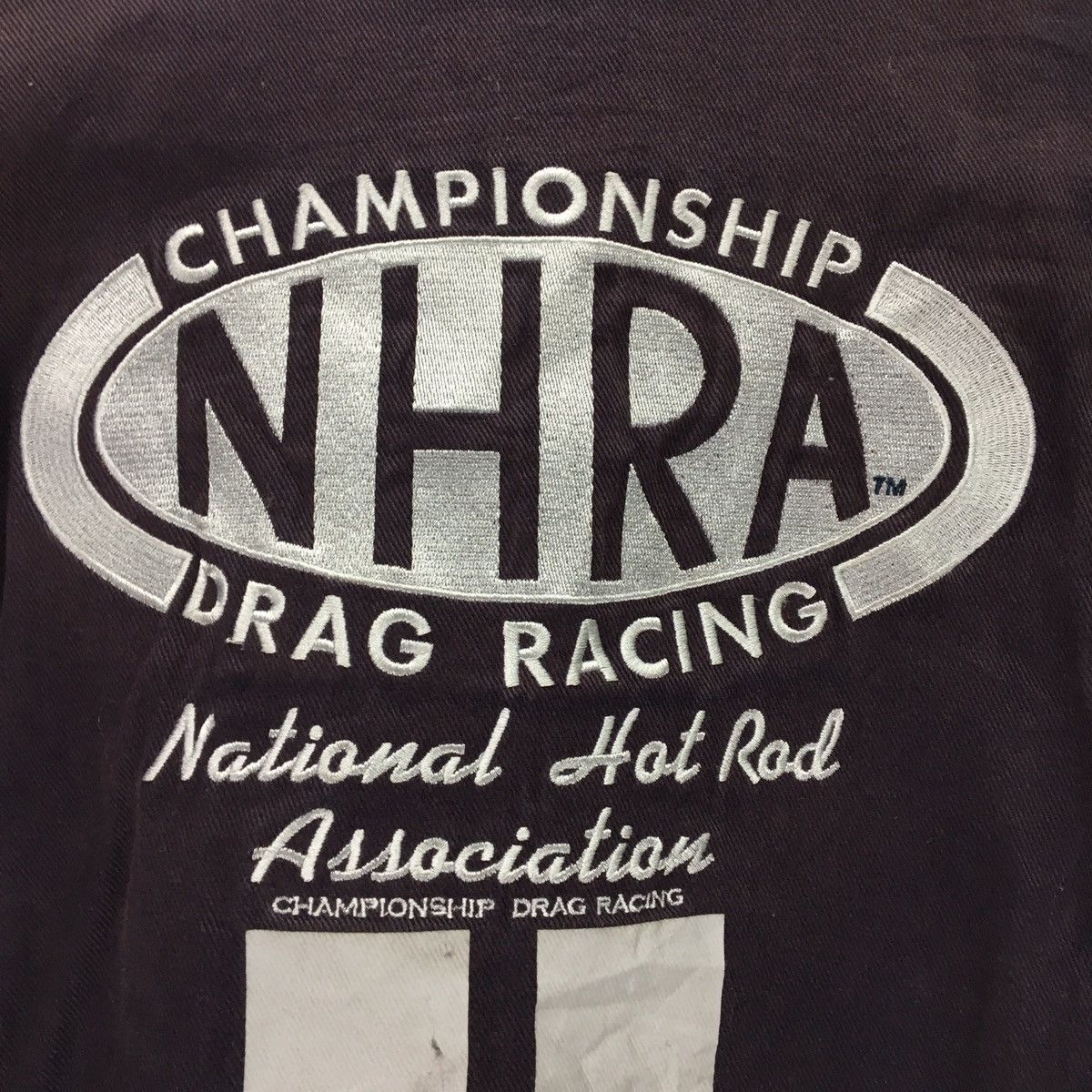 Sports Specialties National Hot Rod Association Drag Team Denime Jacket Size US XS / EU 42 / 0 - 11 Thumbnail