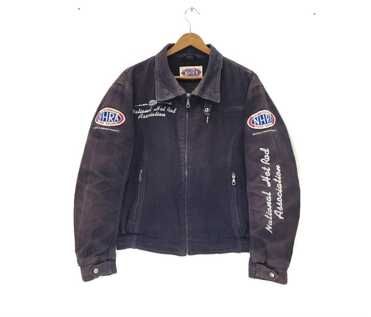 Sports Specialties National Hot Rod Association Drag Team Denime Jacket Size US XS / EU 42 / 0 - 2 Thumbnail