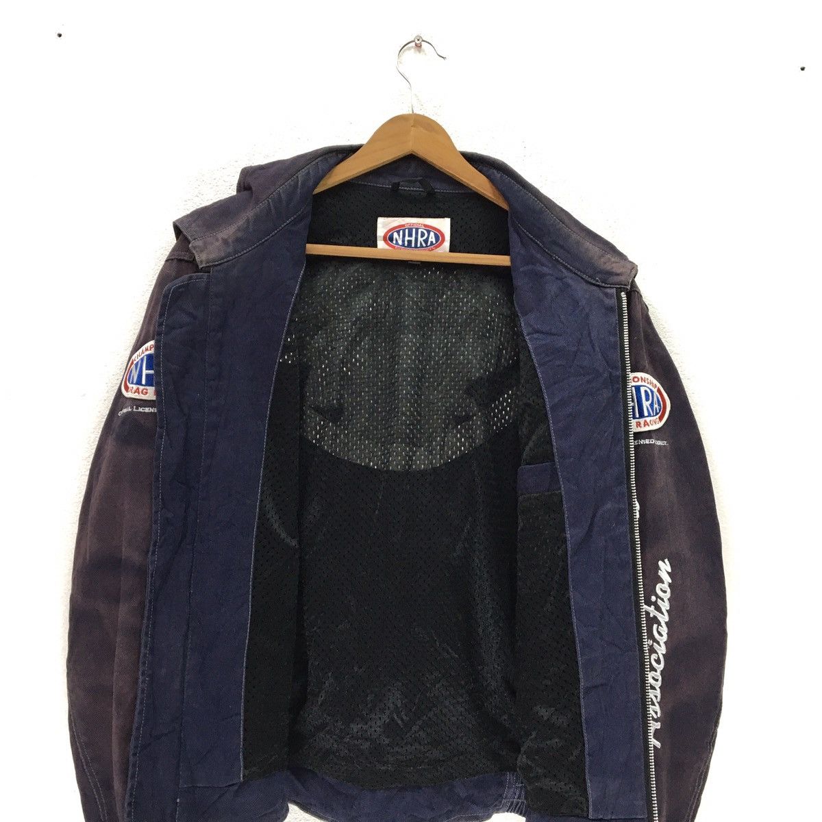Sports Specialties National Hot Rod Association Drag Team Denime Jacket Size US XS / EU 42 / 0 - 12 Thumbnail