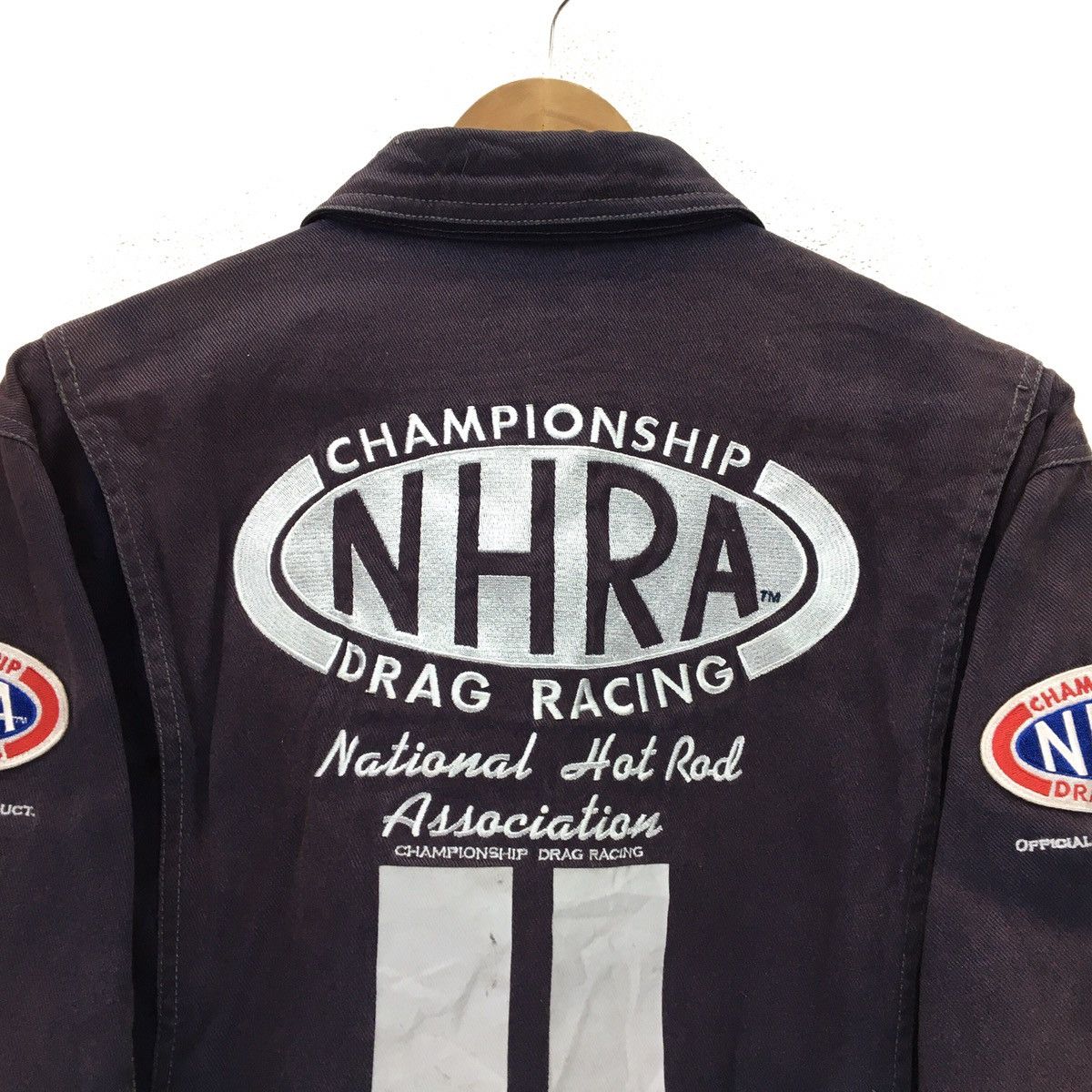 Sports Specialties National Hot Rod Association Drag Team Denime Jacket Size US XS / EU 42 / 0 - 5 Thumbnail