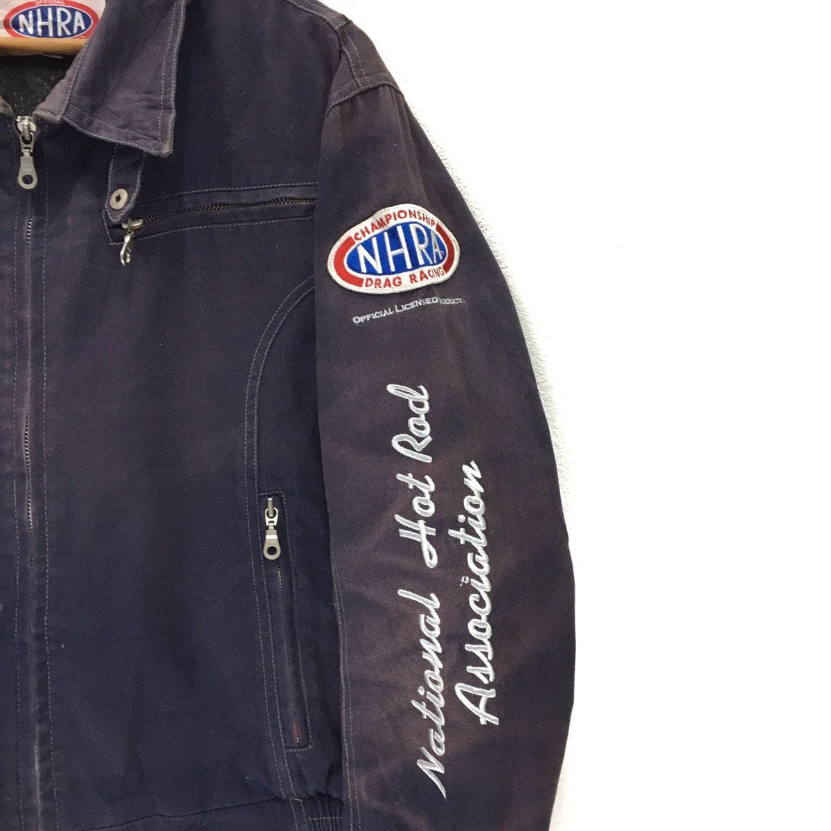Sports Specialties National Hot Rod Association Drag Team Denime Jacket Size US XS / EU 42 / 0 - 7 Thumbnail