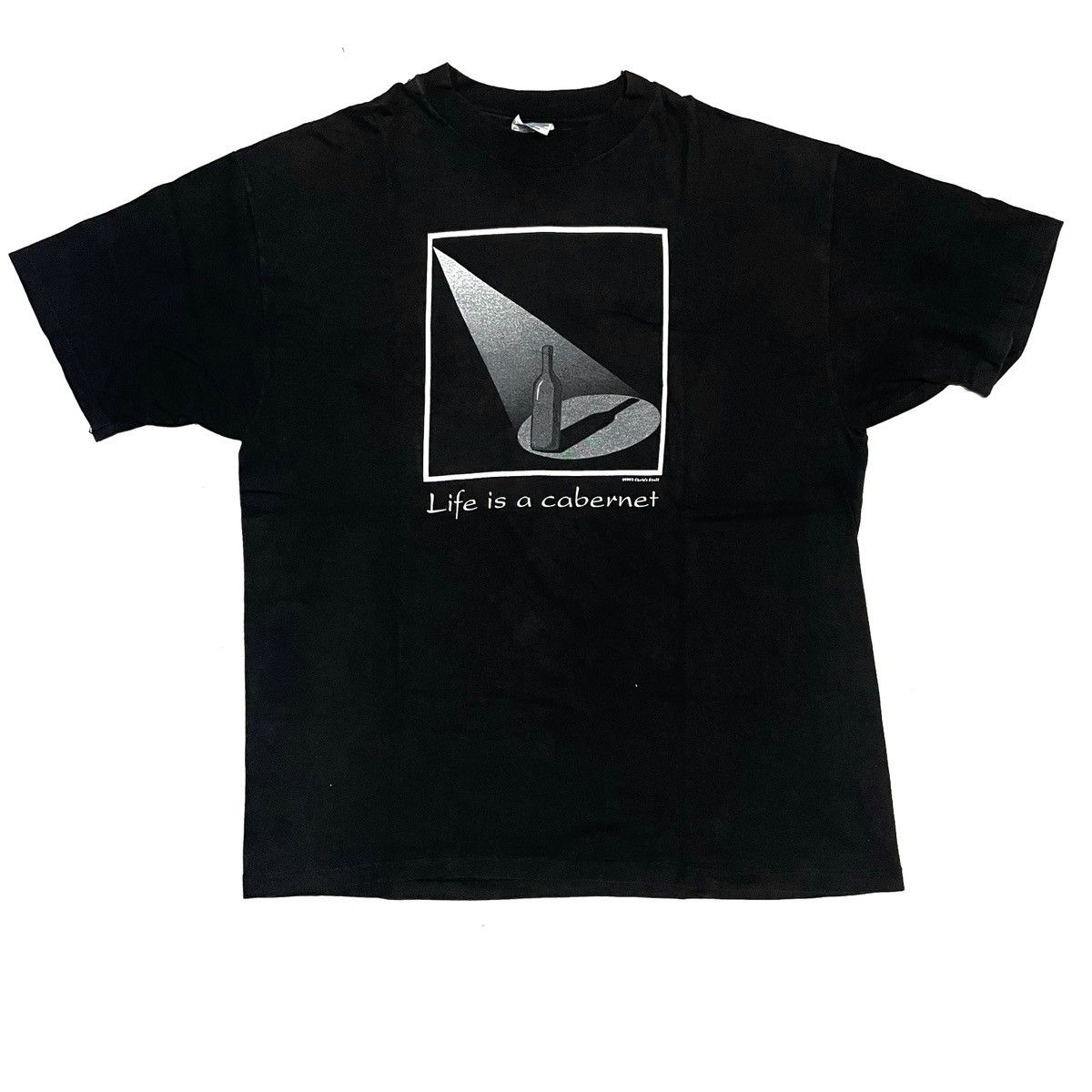 1993 'Life is a cabernet' Black T-Shirt