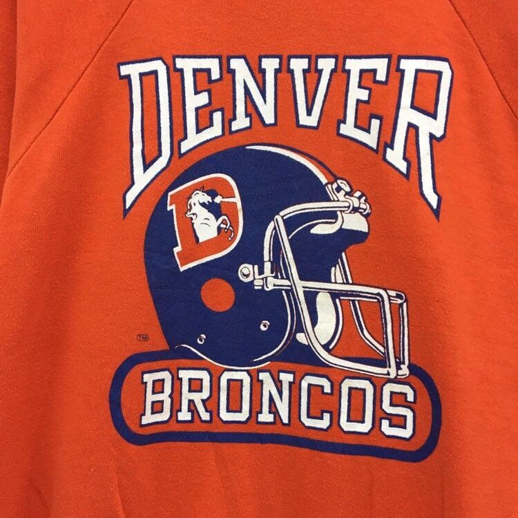 Logo 7 × NFL × Vintage Vintage 90s Logo 7 Denver Broncos Sweatshirt Size US M / EU 48-50 / 2 - 5 Thumbnail
