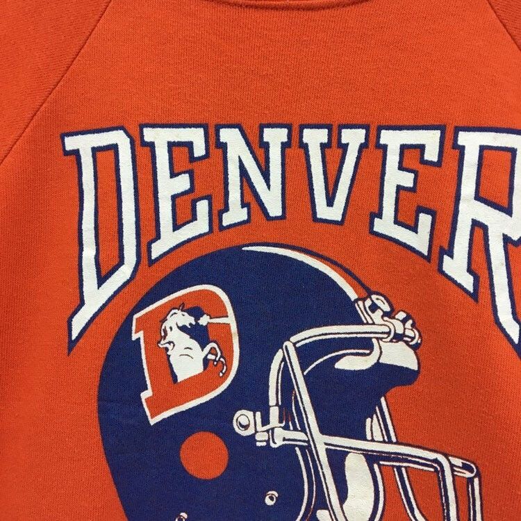 Logo 7 × NFL × Vintage Vintage 90s Logo 7 Denver Broncos Sweatshirt Size US M / EU 48-50 / 2 - 7 Thumbnail