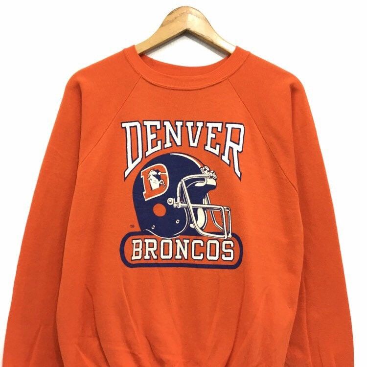 Logo 7 × NFL × Vintage Vintage 90s Logo 7 Denver Broncos Sweatshirt Size US M / EU 48-50 / 2 - 3 Thumbnail