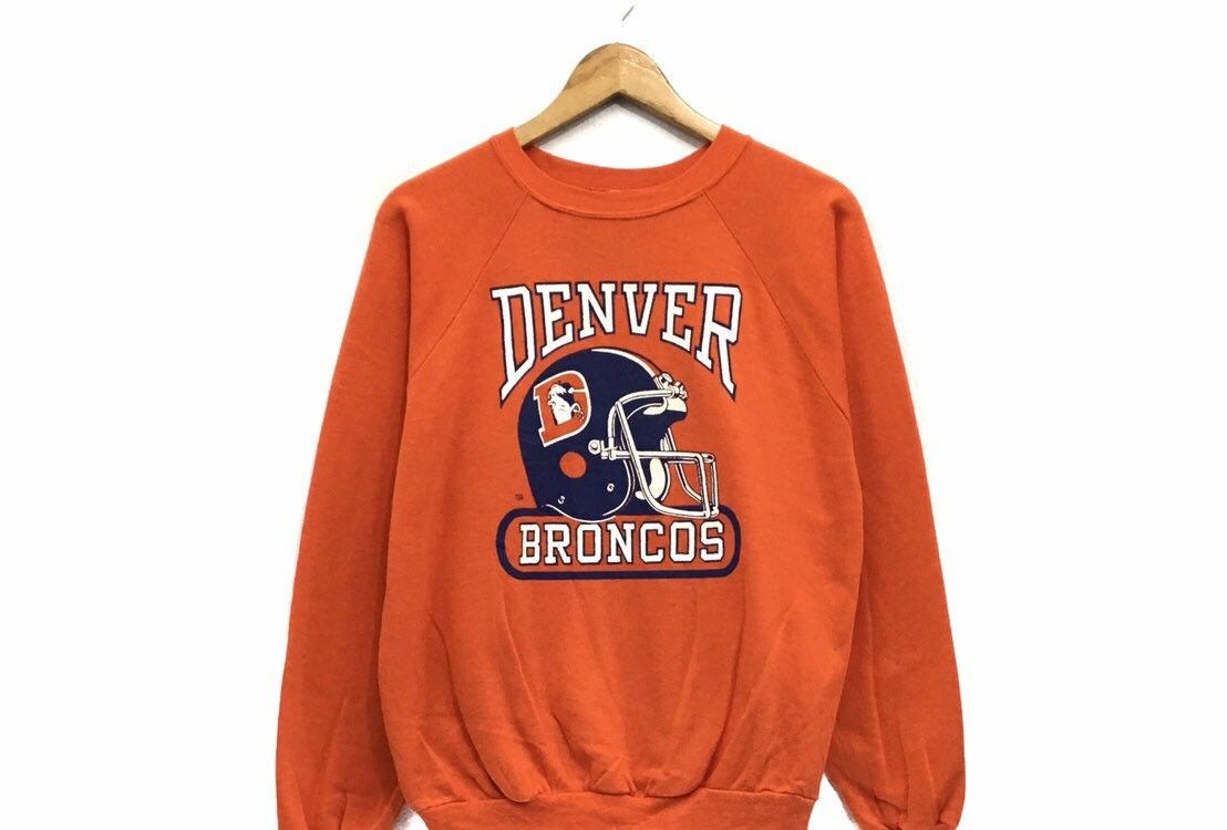 Logo 7 × NFL × Vintage Vintage 90s Logo 7 Denver Broncos Sweatshirt Size US M / EU 48-50 / 2 - 2 Thumbnail