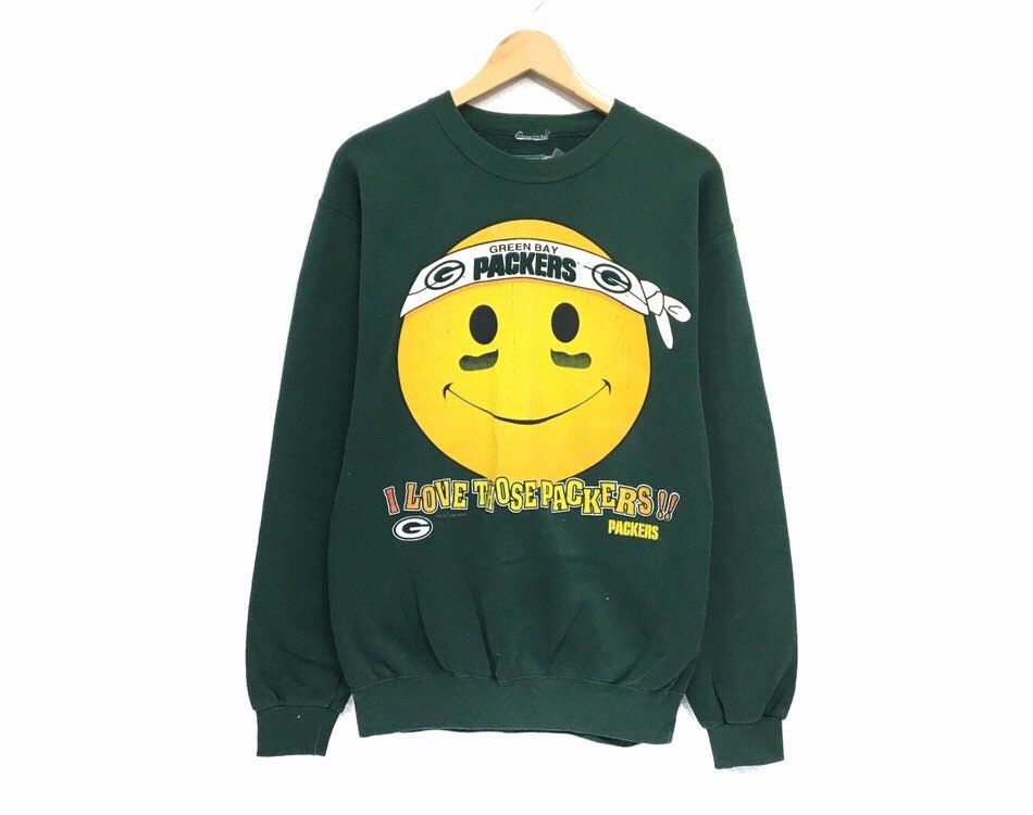 NFL × Vintage Vintage 90s Green Bay Packers NFL Crewneck Sweatshirt Size US M / EU 48-50 / 2 - 1 Thumbnail