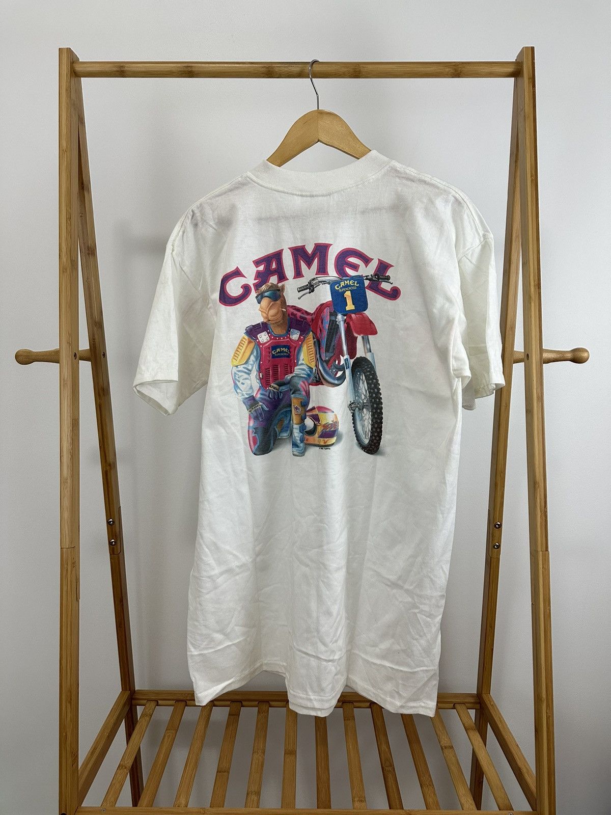 1992s CAMEL old joe print Tee USA