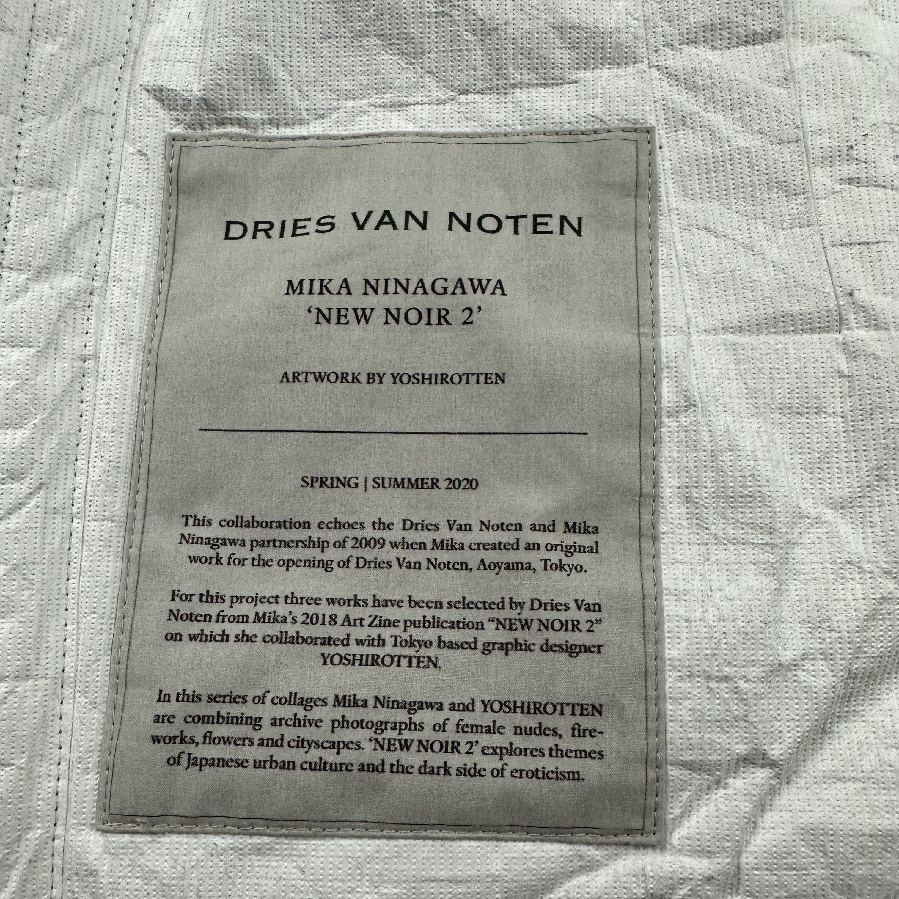 Dries Van Noten SS20 Dries Van Noten x Mika Ninagawa Tyvek Reversible Jacket Size US S / EU 44-46 / 1 - 12 Thumbnail