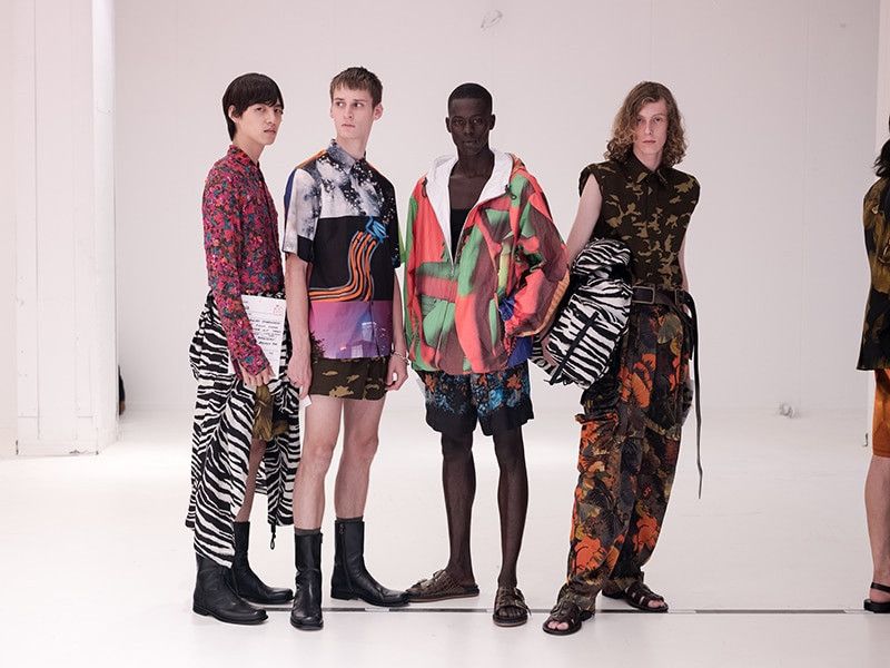 Dries Van Noten SS20 Dries Van Noten x Mika Ninagawa Tyvek Reversible Jacket Size US S / EU 44-46 / 1 - 15 Thumbnail