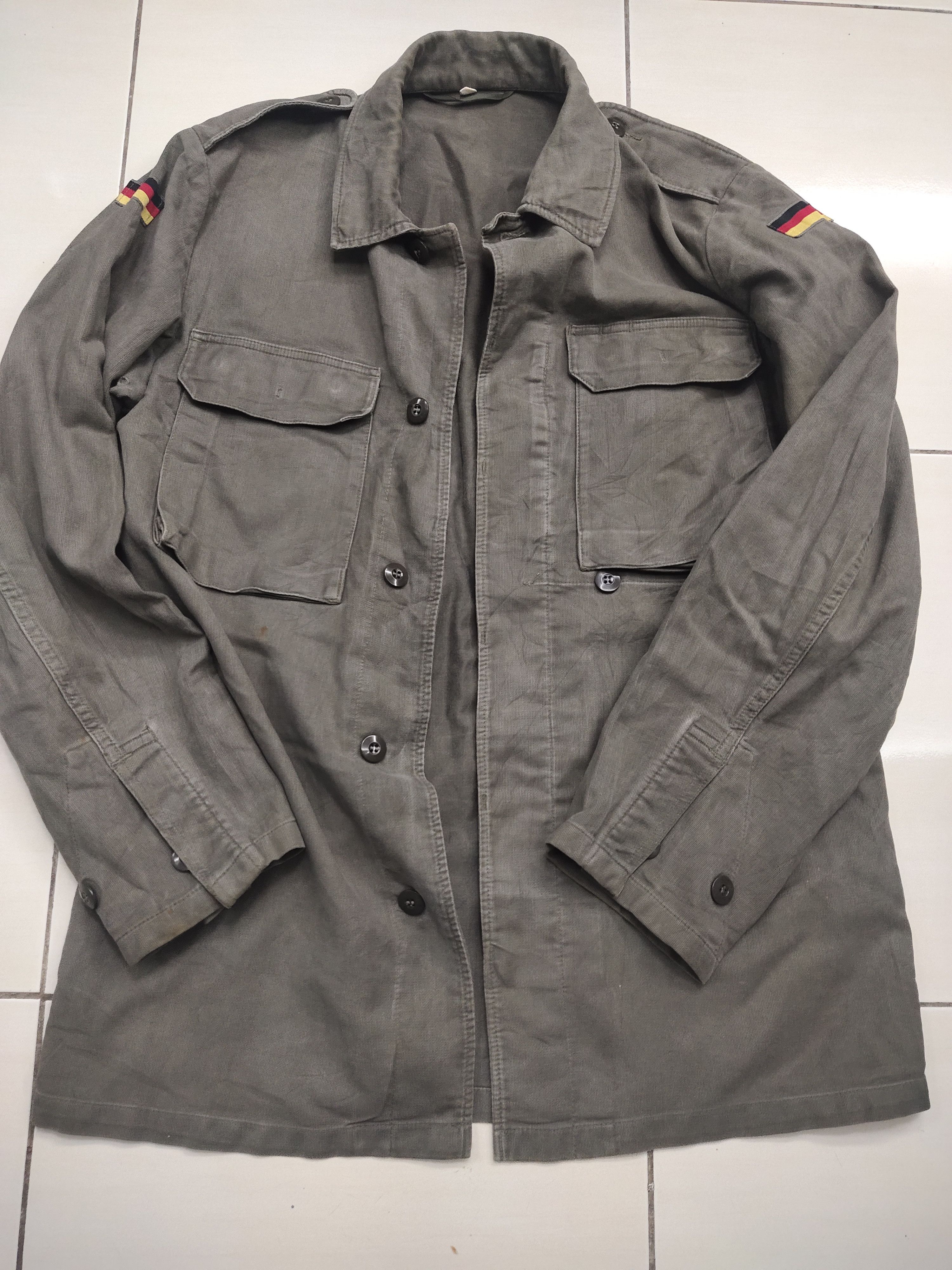 Vintage Vintage 80's German Army Military Jacket Size US L / EU 52-54 / 3 - 4 Thumbnail